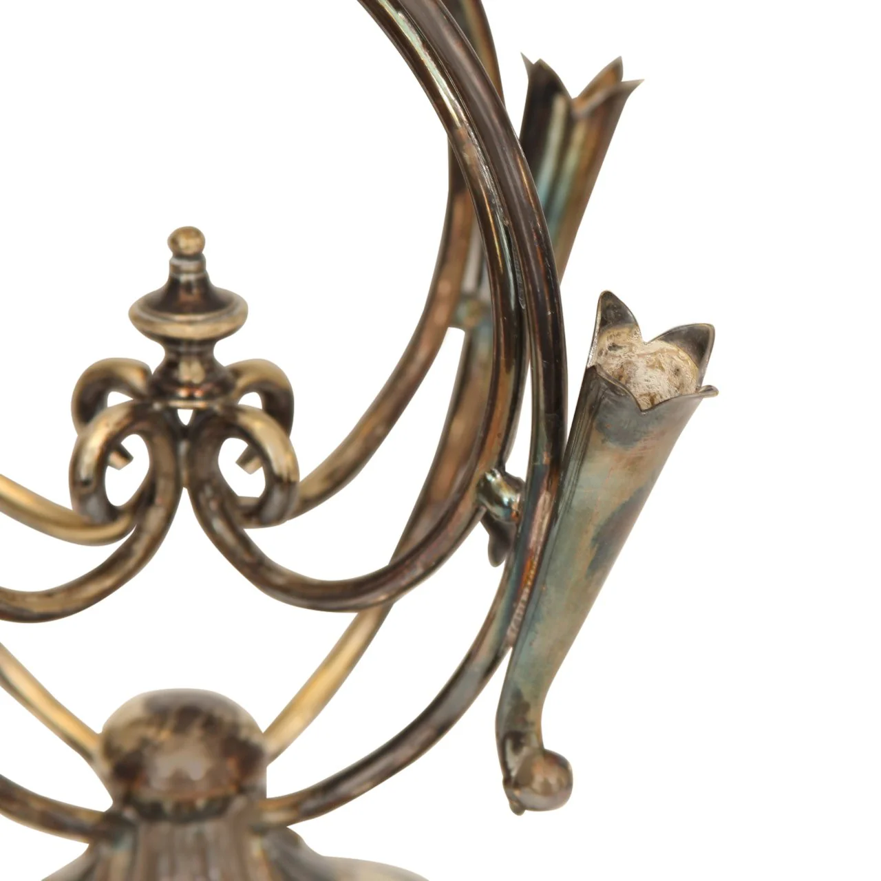 Antique Art Nouveau Candelabra - Image 5