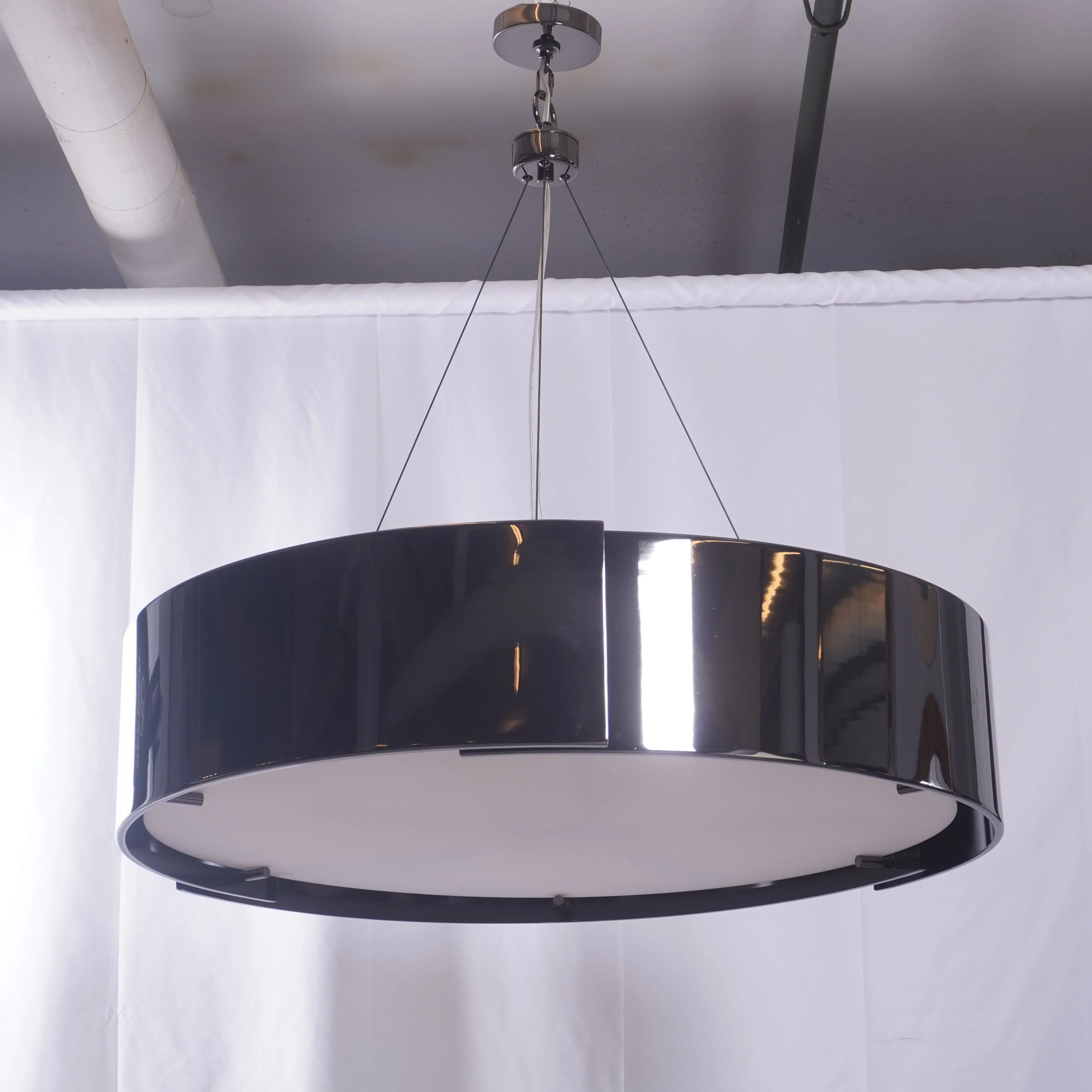 Arteriors Dante 35inch Black Nickel Chandelier - Image 3