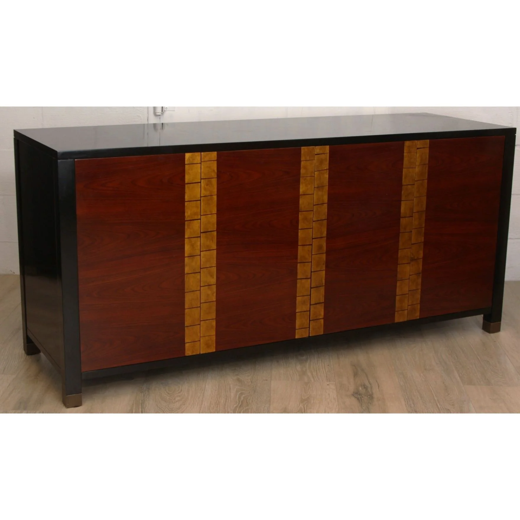 Bolier & Co. Occasional Black Lacquer Cabinet Credenza - Image 7