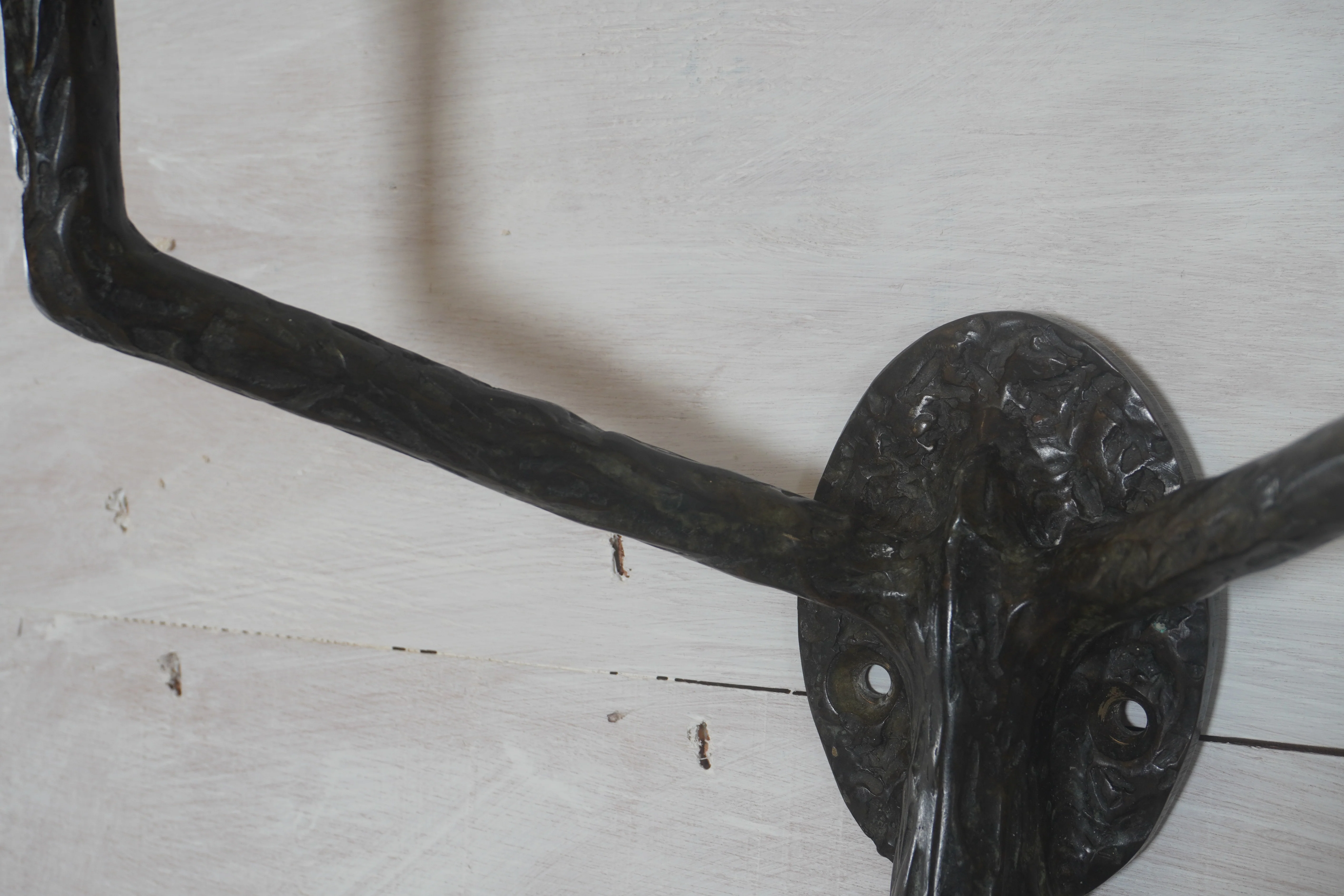 Carole Gratale Giacometti Style Two Arm Sconce - Image 5