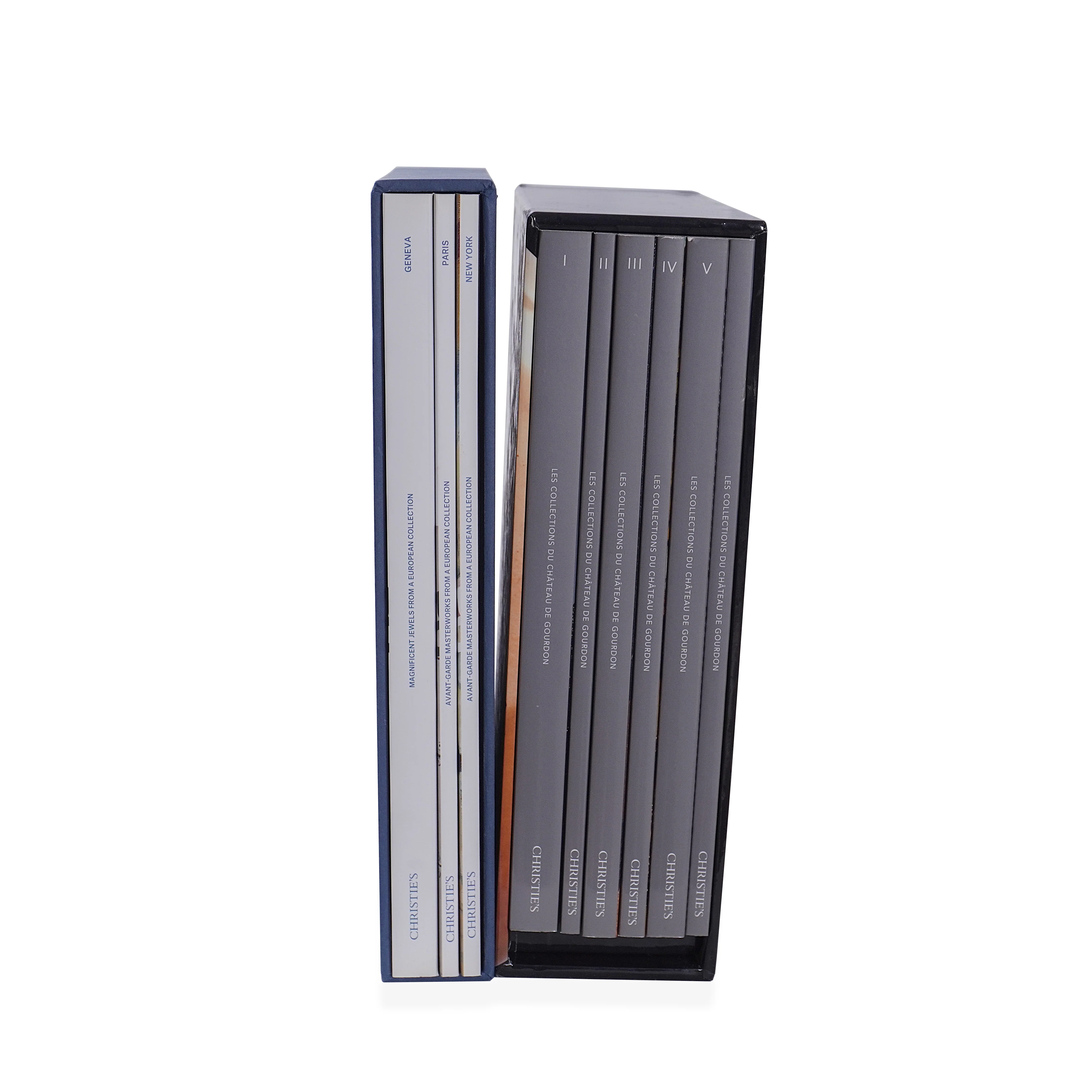 Christie's Paris Chateau de Gourdon Collection Auction Catalog - 6 Volumes & Beyob Boundaries Books, Set