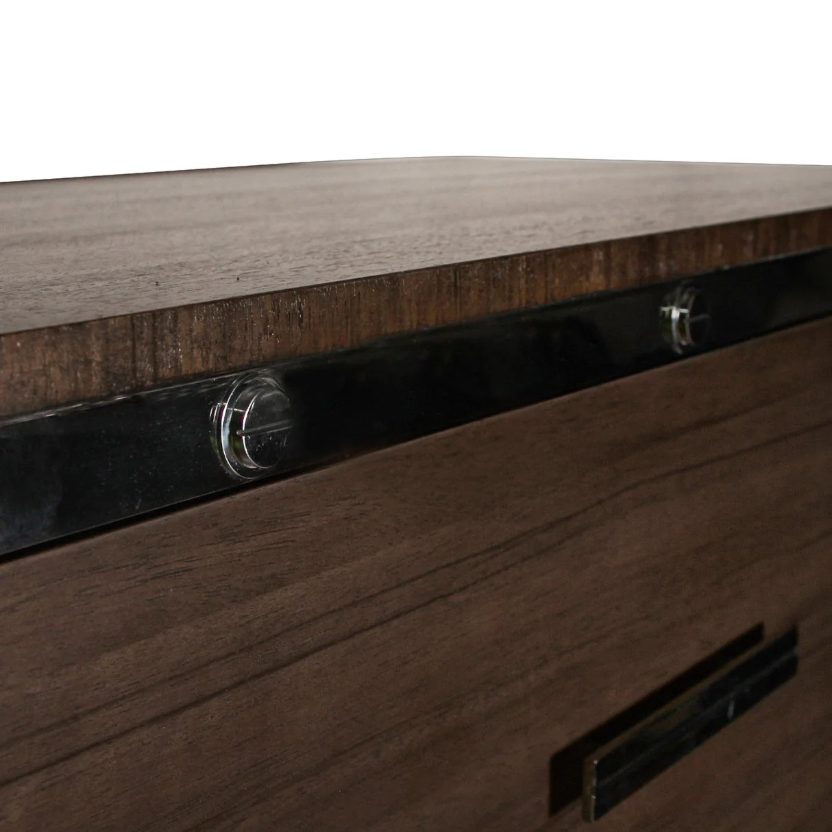 Contemporary Dresser with Silver Pulls - Image 5