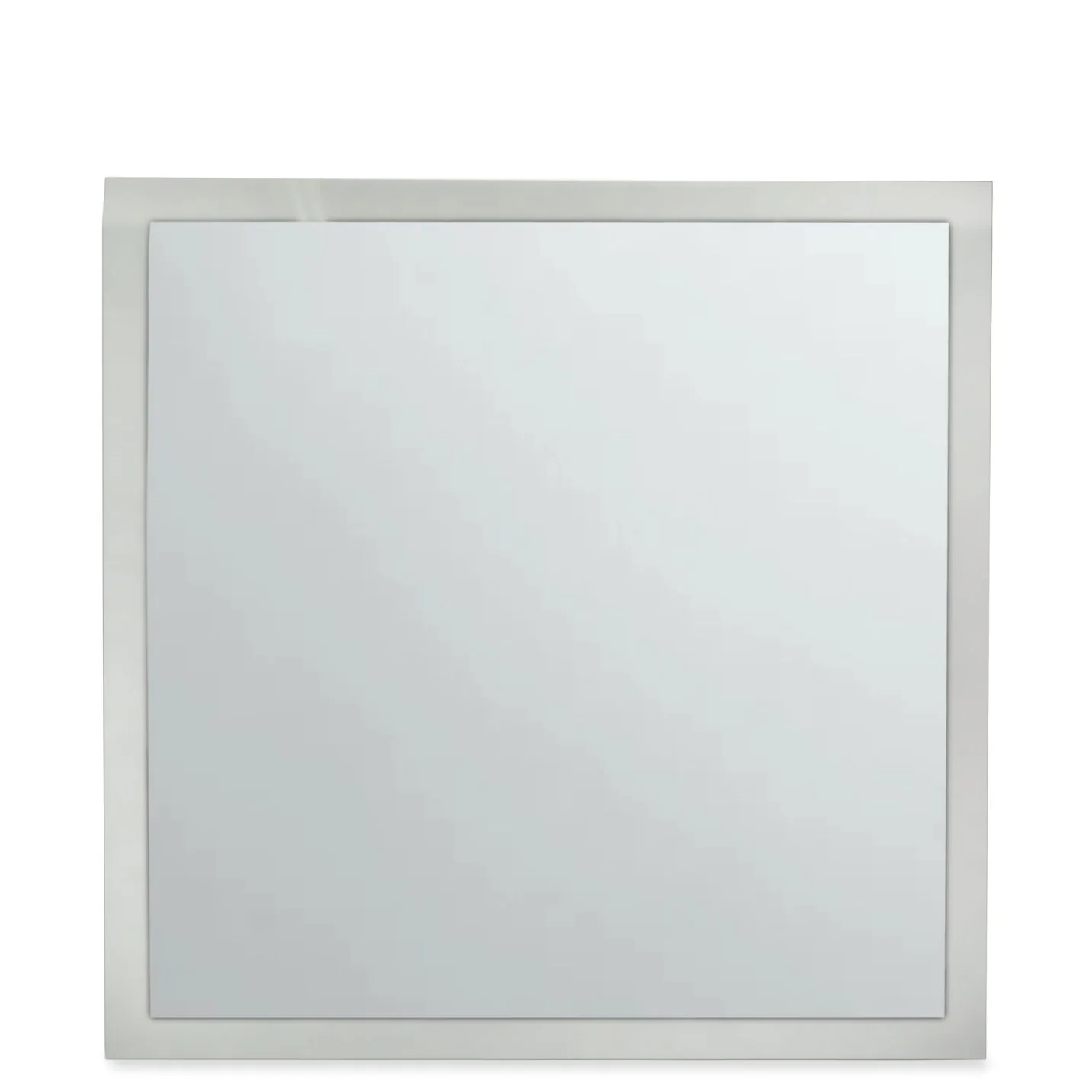 Contemporary Mirror with Frosted Glass Frame