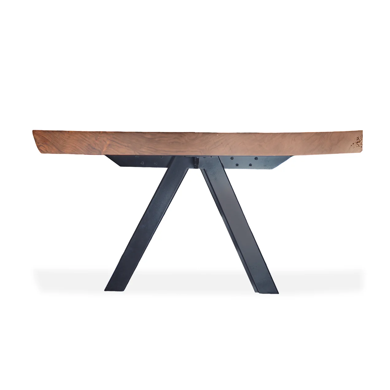 Custom 16 Feet Double Slab Claro Walnut with Cantilever Base Table - George Nakashima Inspired - Image 7