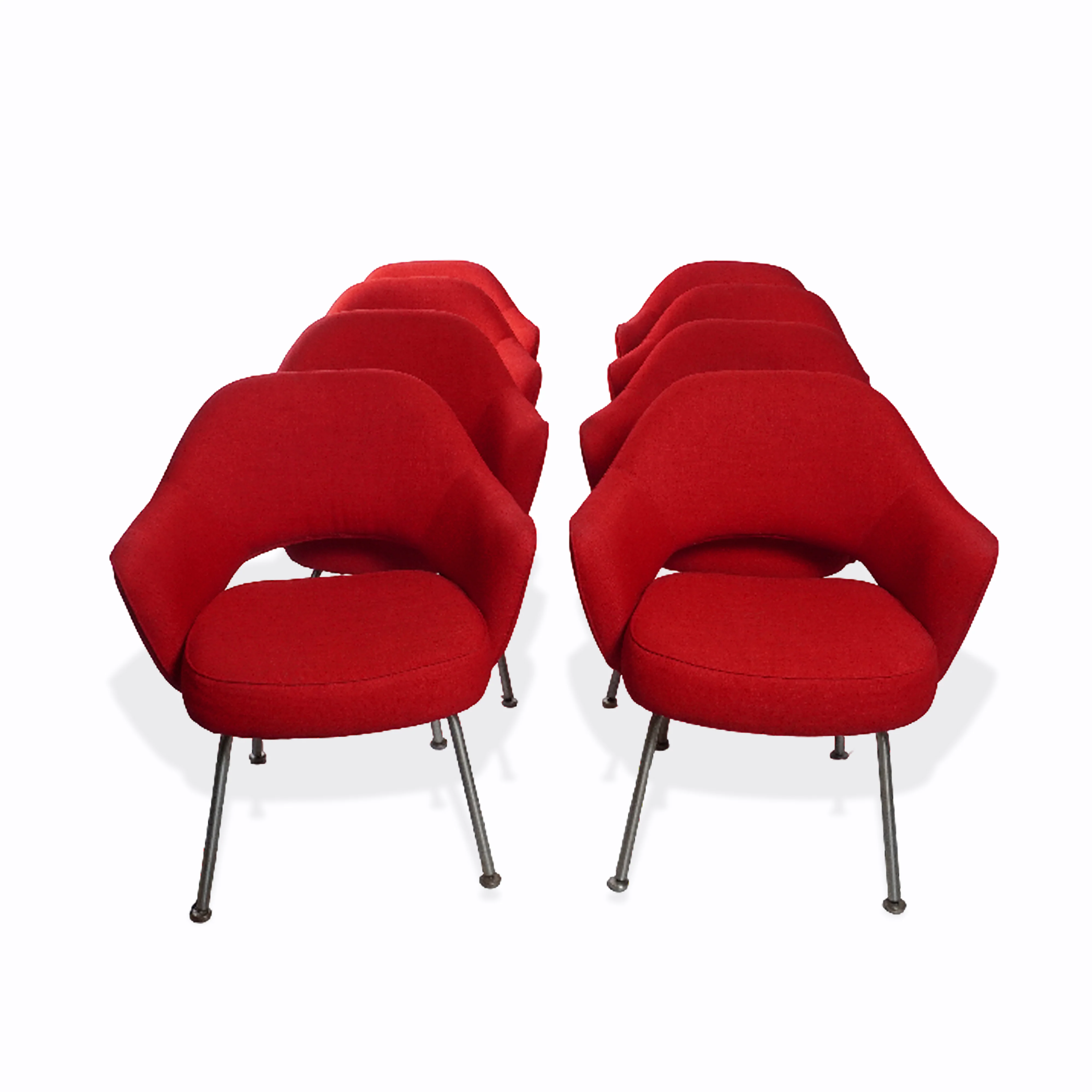 Eero Saarinen Executive Armchairs C1980s, set of 8 - Image 3