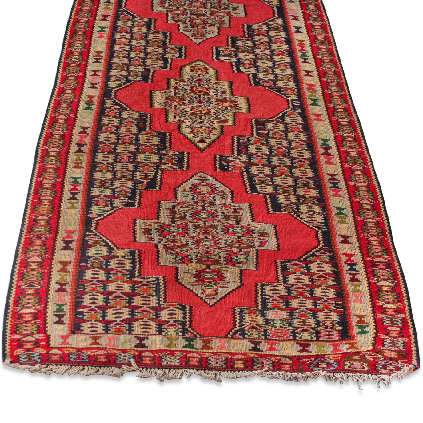 Hand Knotted Meshkin Persian Wool Runner Carpet (2 ft 8 in x 9 ft 6 in) - Image 11