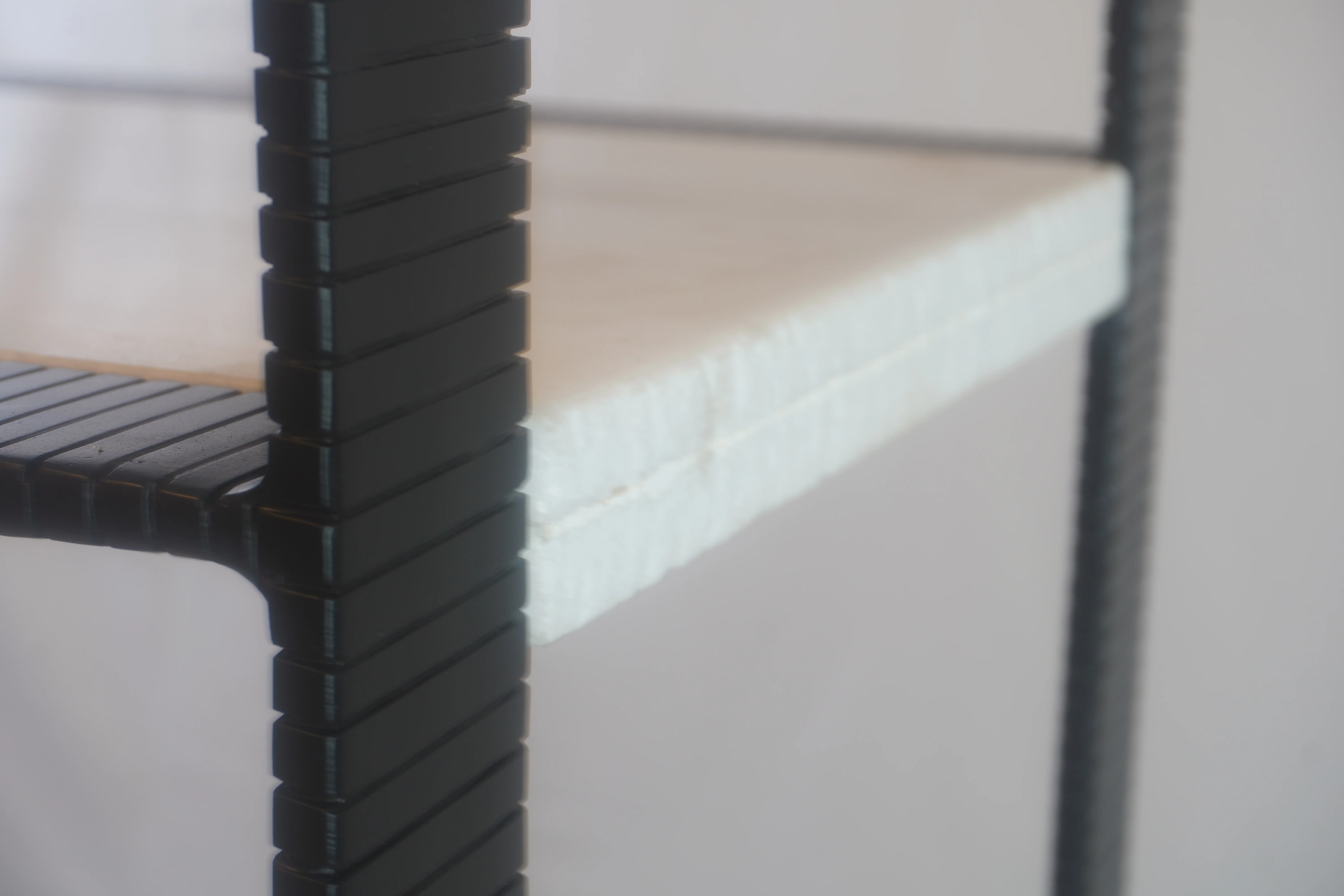 Hawthorn Black Scribed Bookshelf with White Marble from Ben Soleimani - Image 7
