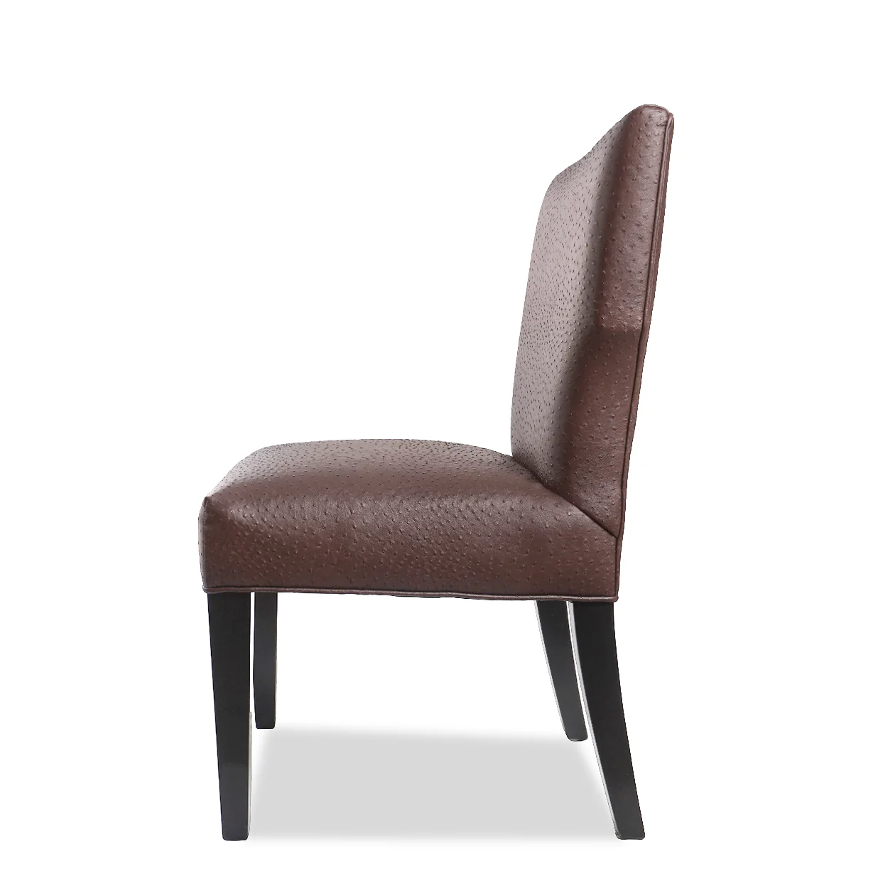 Heiberg Cummings Design Chairs with Ostrich Embossed Leather, Pair of - Image 3