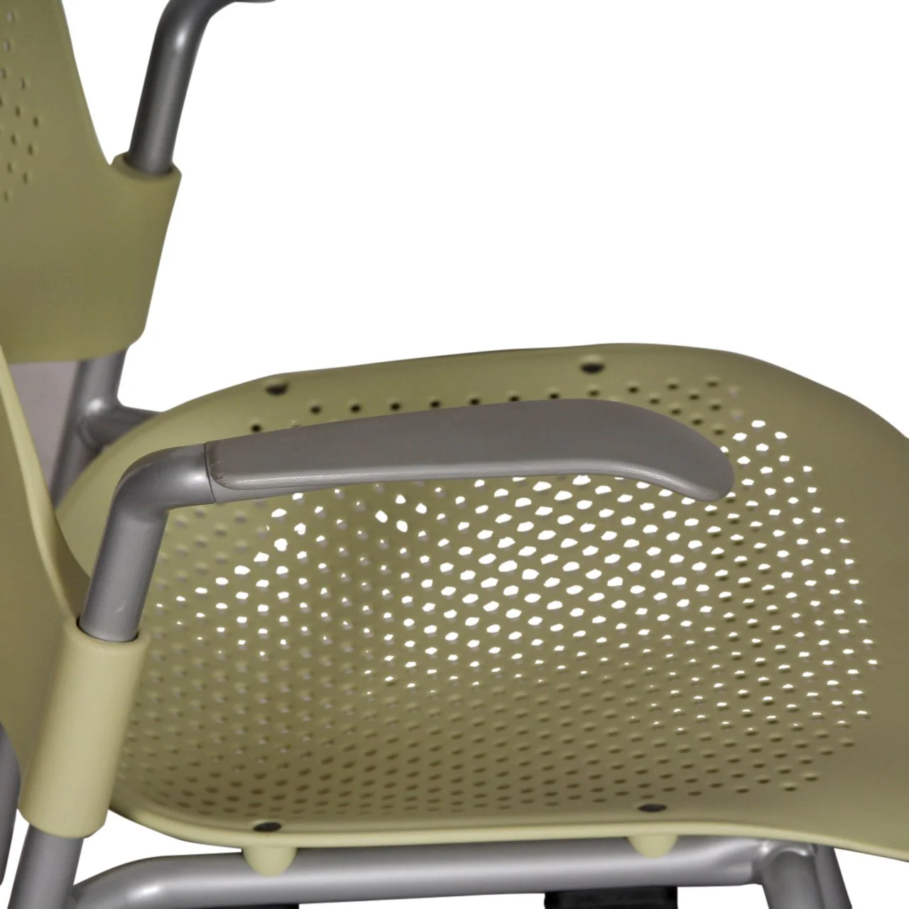 Herman Miller Caper Stacking Chair with Molded Seat (2 Available) - Image 4