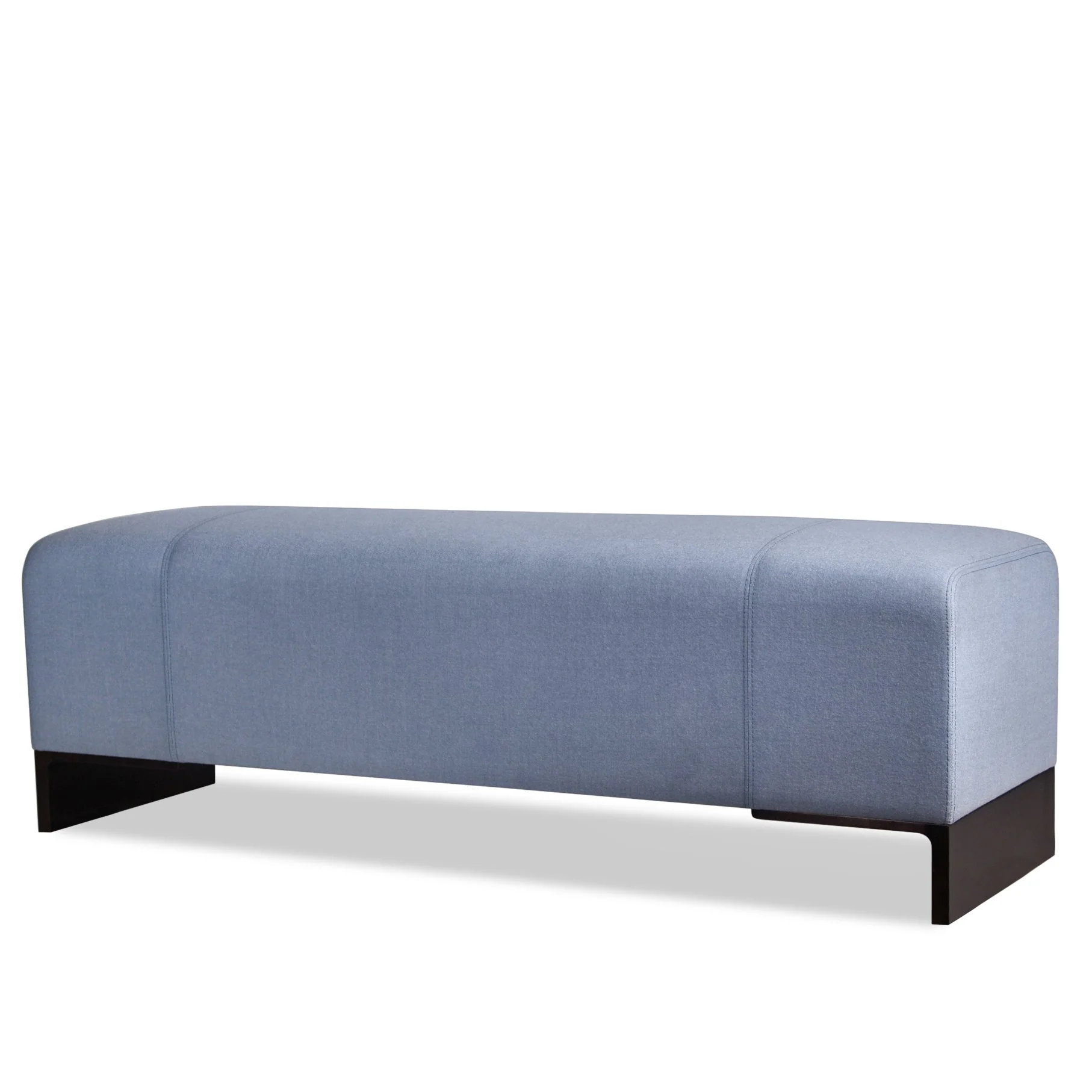 Holly Hunt Arakan Bench w Holland and Sherry Upholstery - Image 4