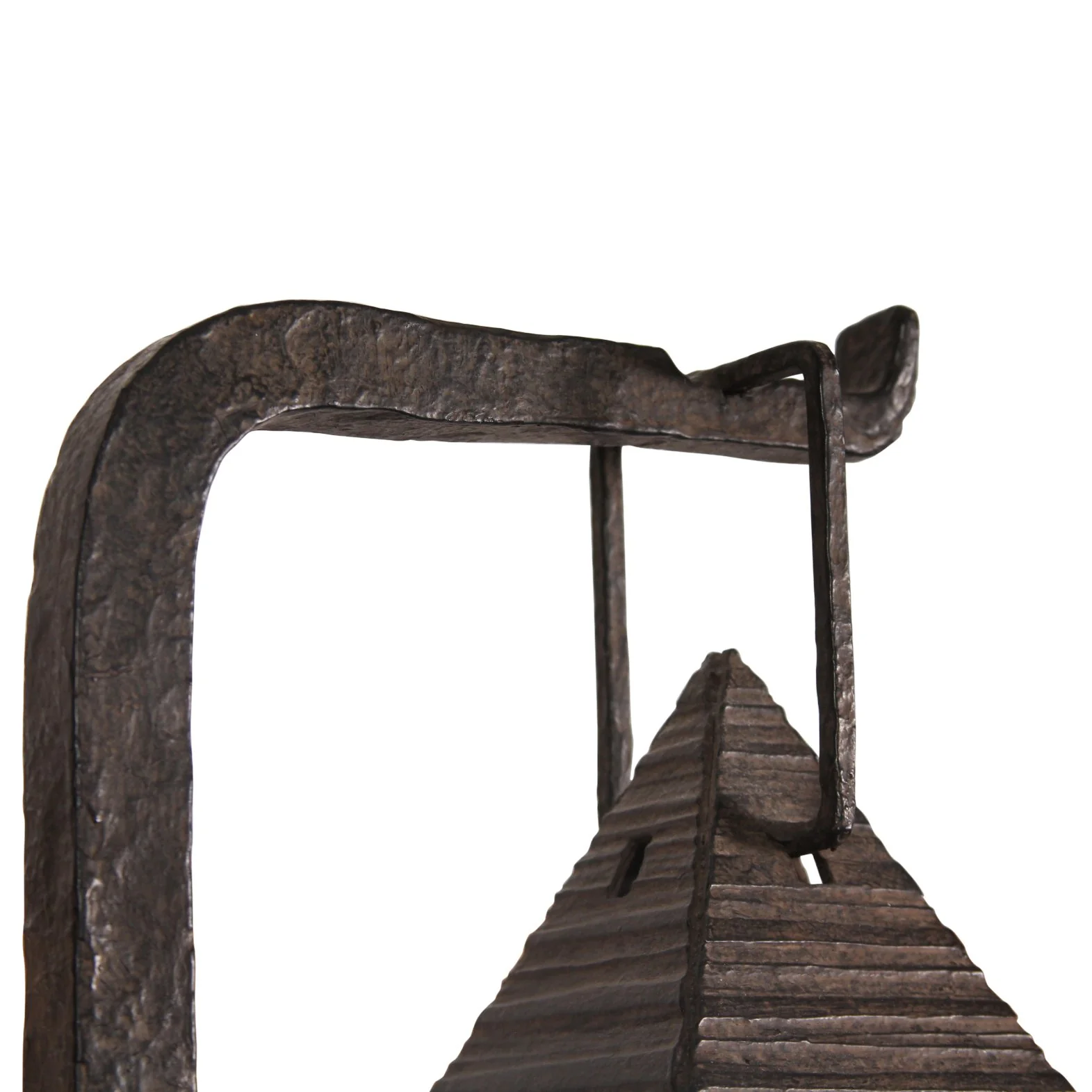 Holly Hunt Bronze Lantern Floor Lamp - Image 2
