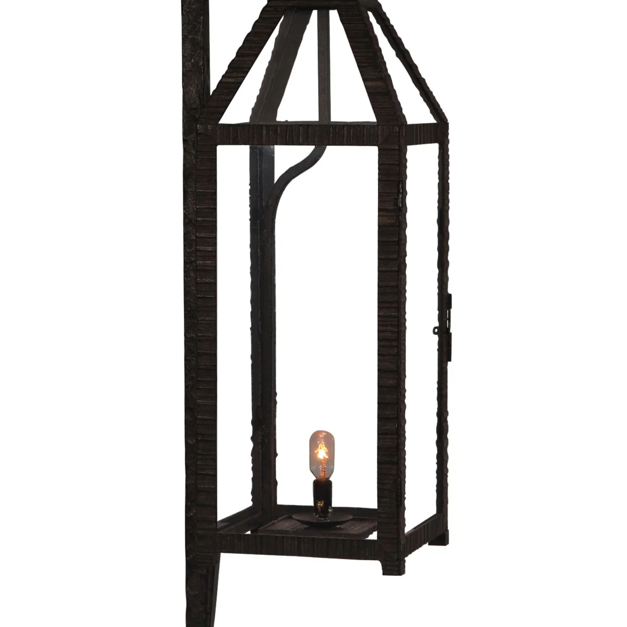 Holly Hunt Bronze Lantern Floor Lamp - Image 7