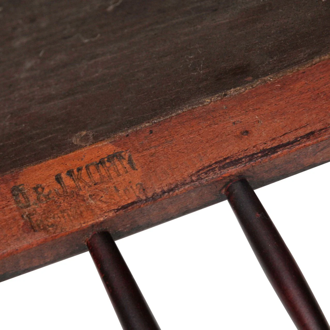 Jacob & Josef Kohn Bentwood Secession Ebonized Art Nouveau Side Table for Gustav Siegel, Vienna - Image 9