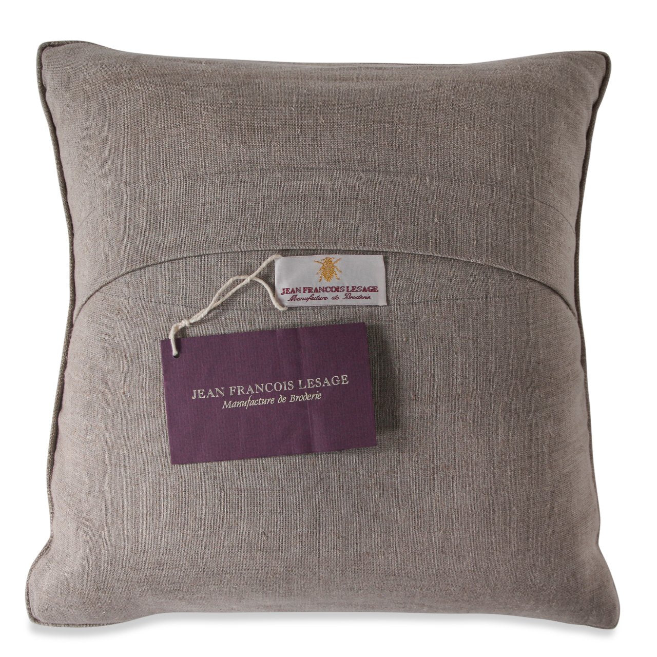 Jean Francois Lesage Custom Embroidered Pillow - Image 6