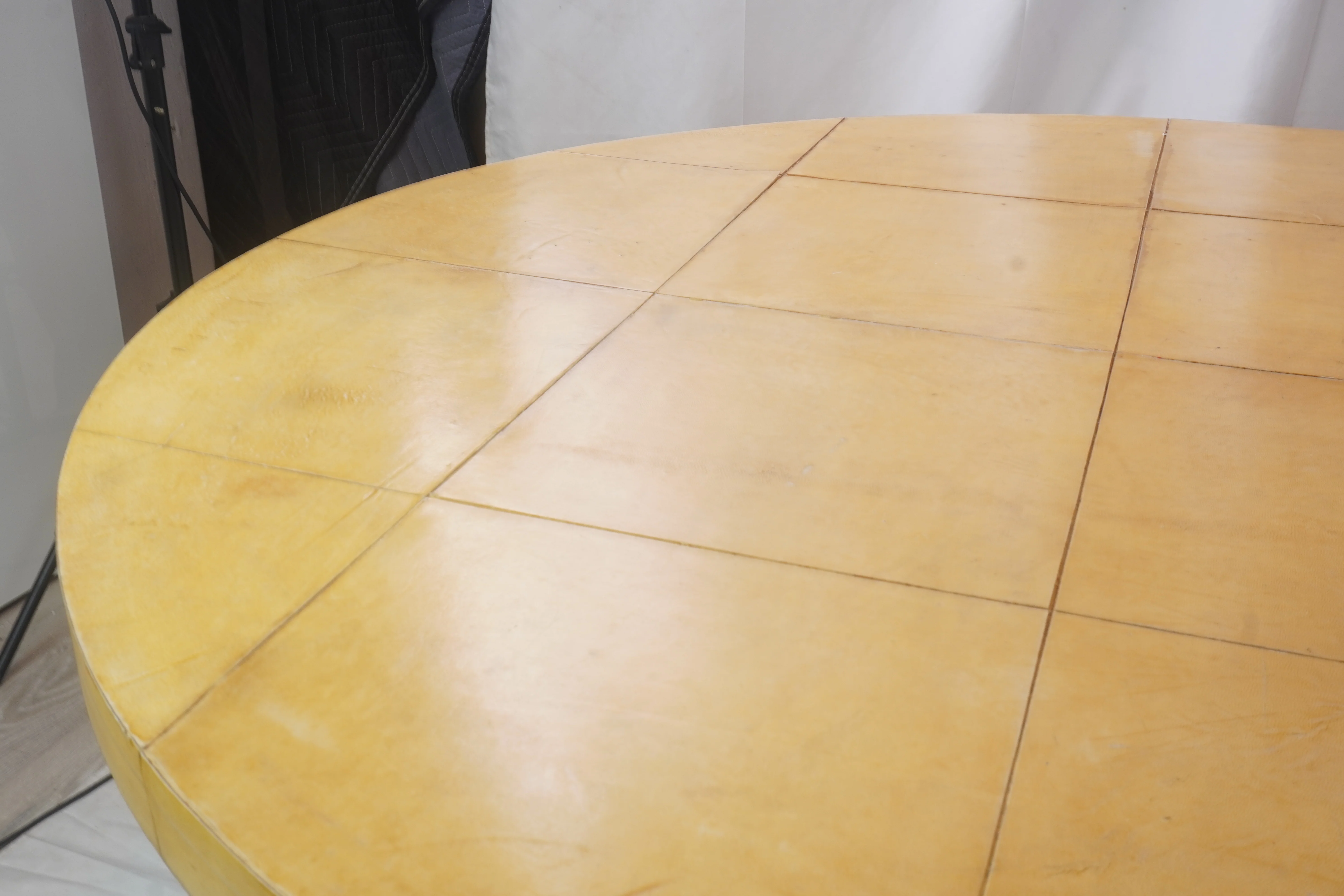 Karl Springer MCM Lacquered Goatskin Dining, Conference Table C1970s - Image 13