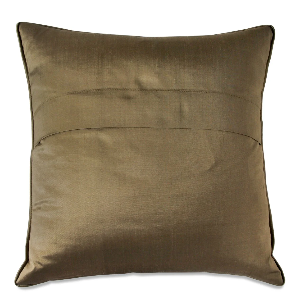 Lesage Olive Silk Embroidered Pillow - Image 3