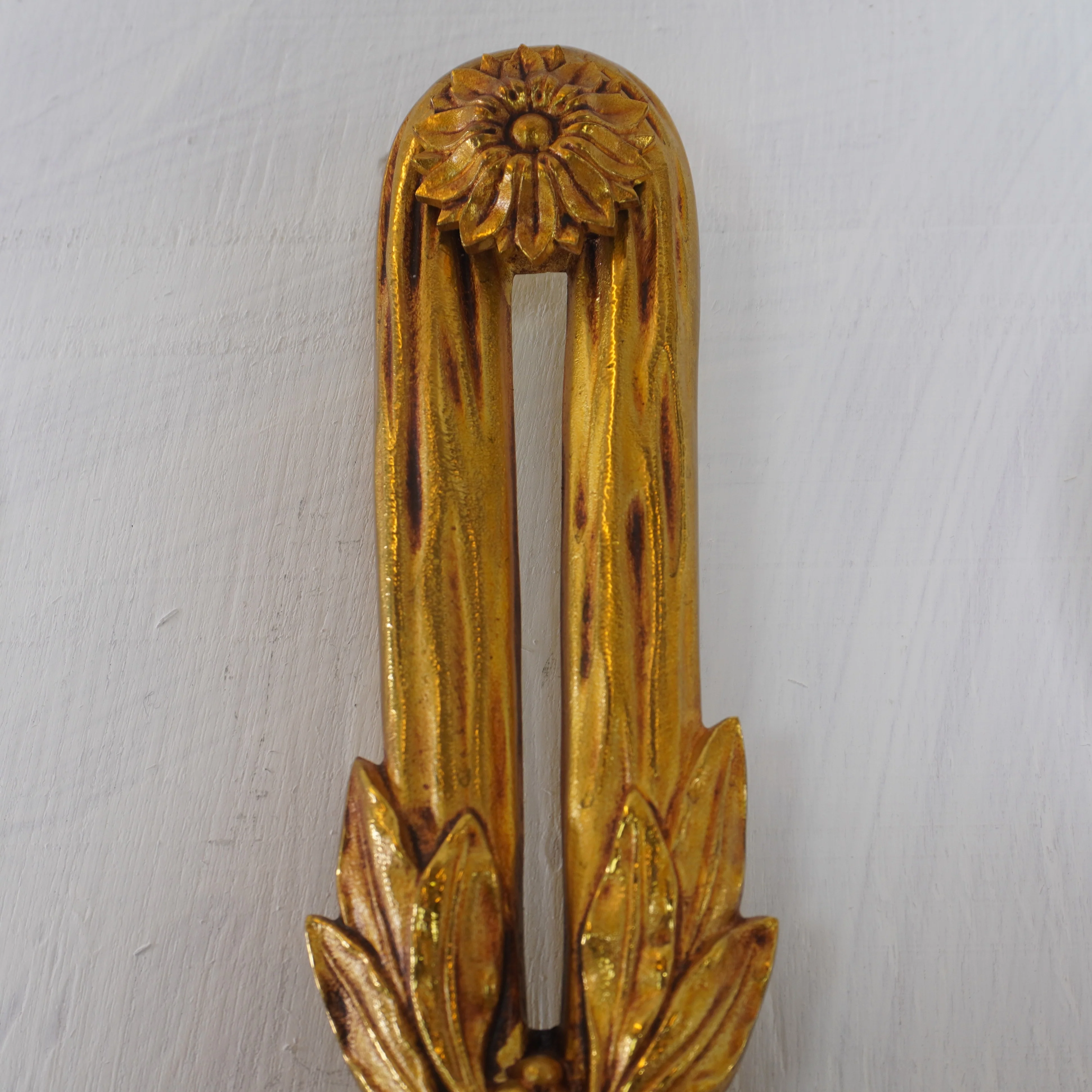 Luminaire d'Art Hunter Horn Gilt Sconces, Pair of - Image 4