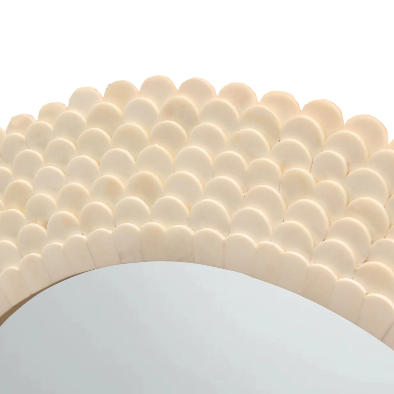 Made Goods Bone Round Mirror - Image 3