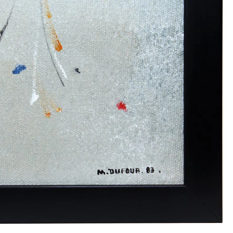 Marcellin Dufour Oil on Canvas Painting '83 - Image 3
