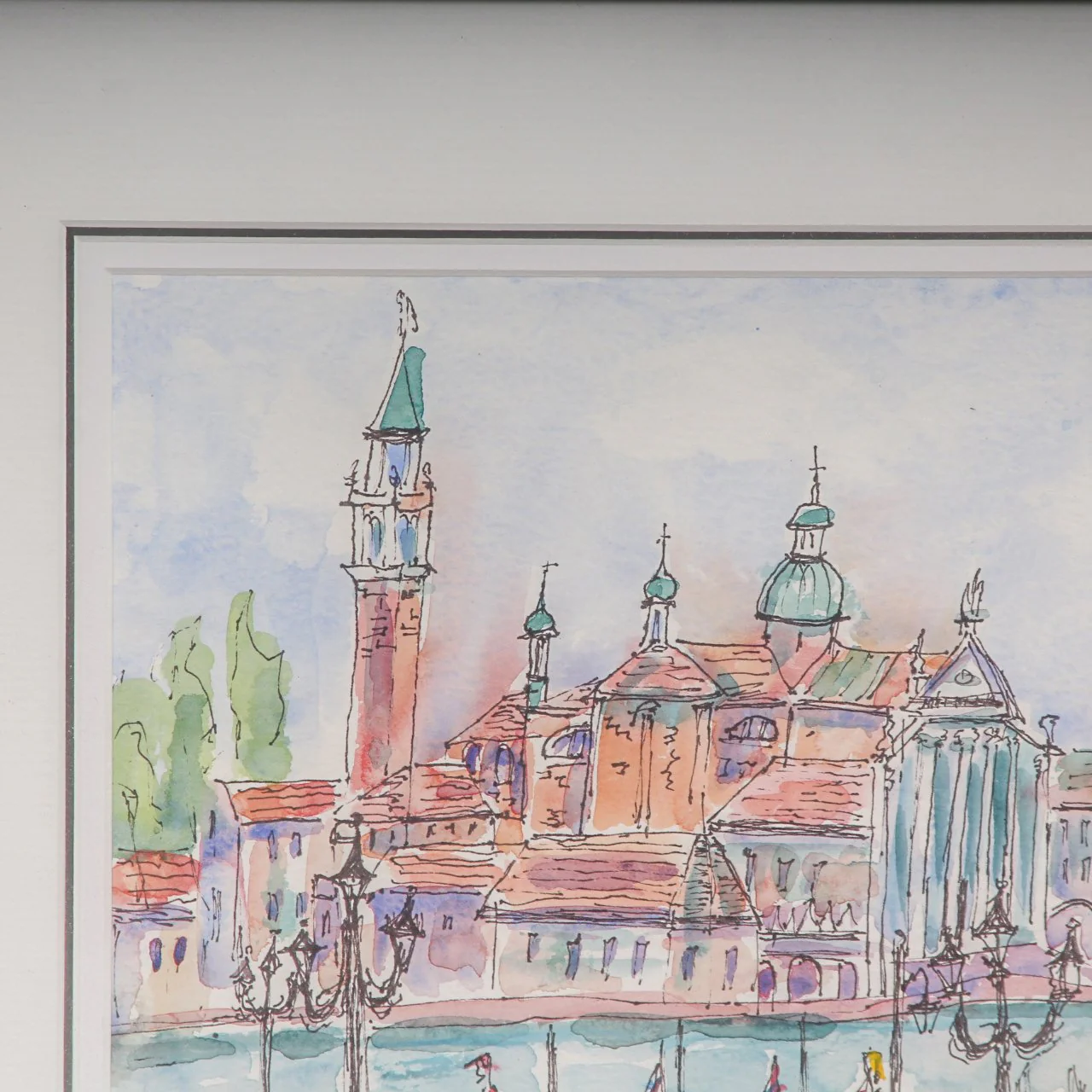 Martha Thompson Looking across Lagoon St Marks Venice - Image 2