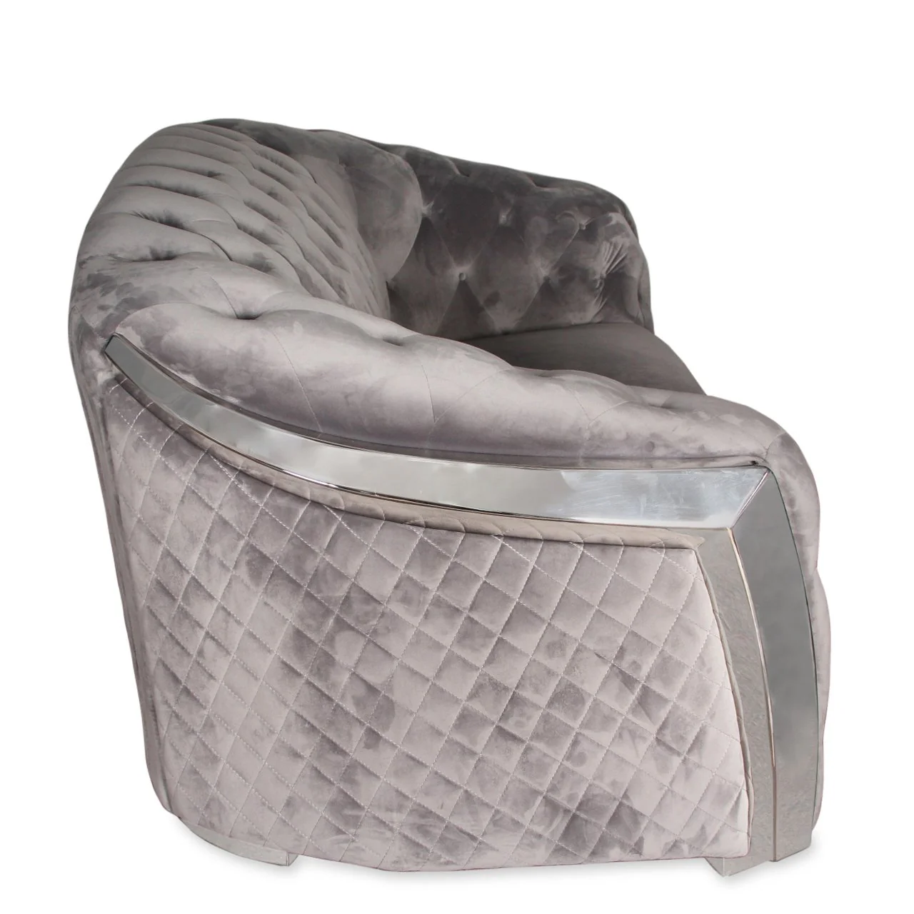 MASSIMO SILVER Loveseat by Roberto Grassie - Image 4