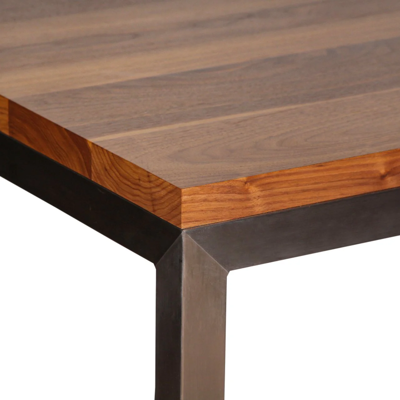 Milo Baughman Style Parsons Dining Table with Walnut Top from R&B - 2 Available - Image 5