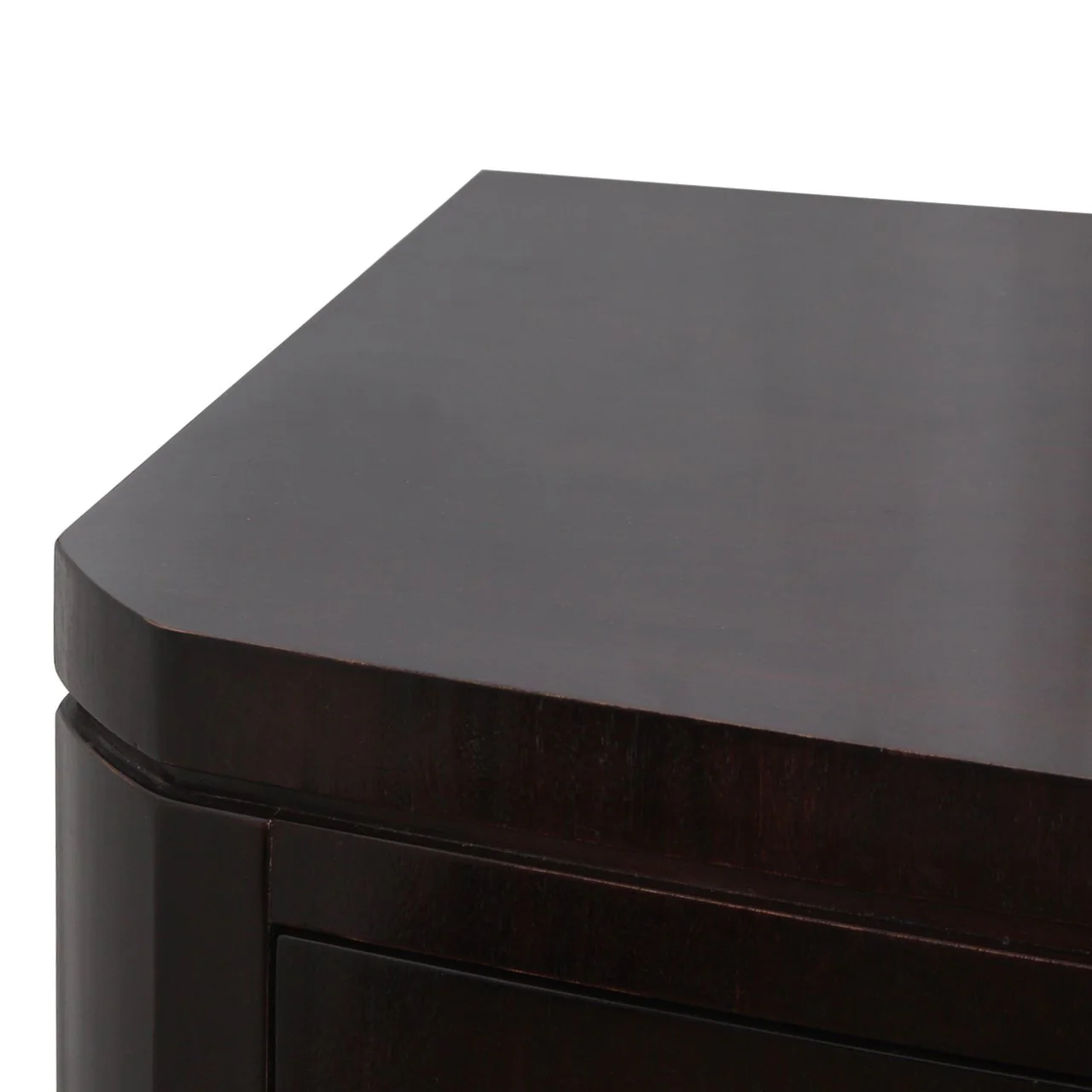 Modern Henredon 3 drawer Dresser with Brass Pulls - Image 3