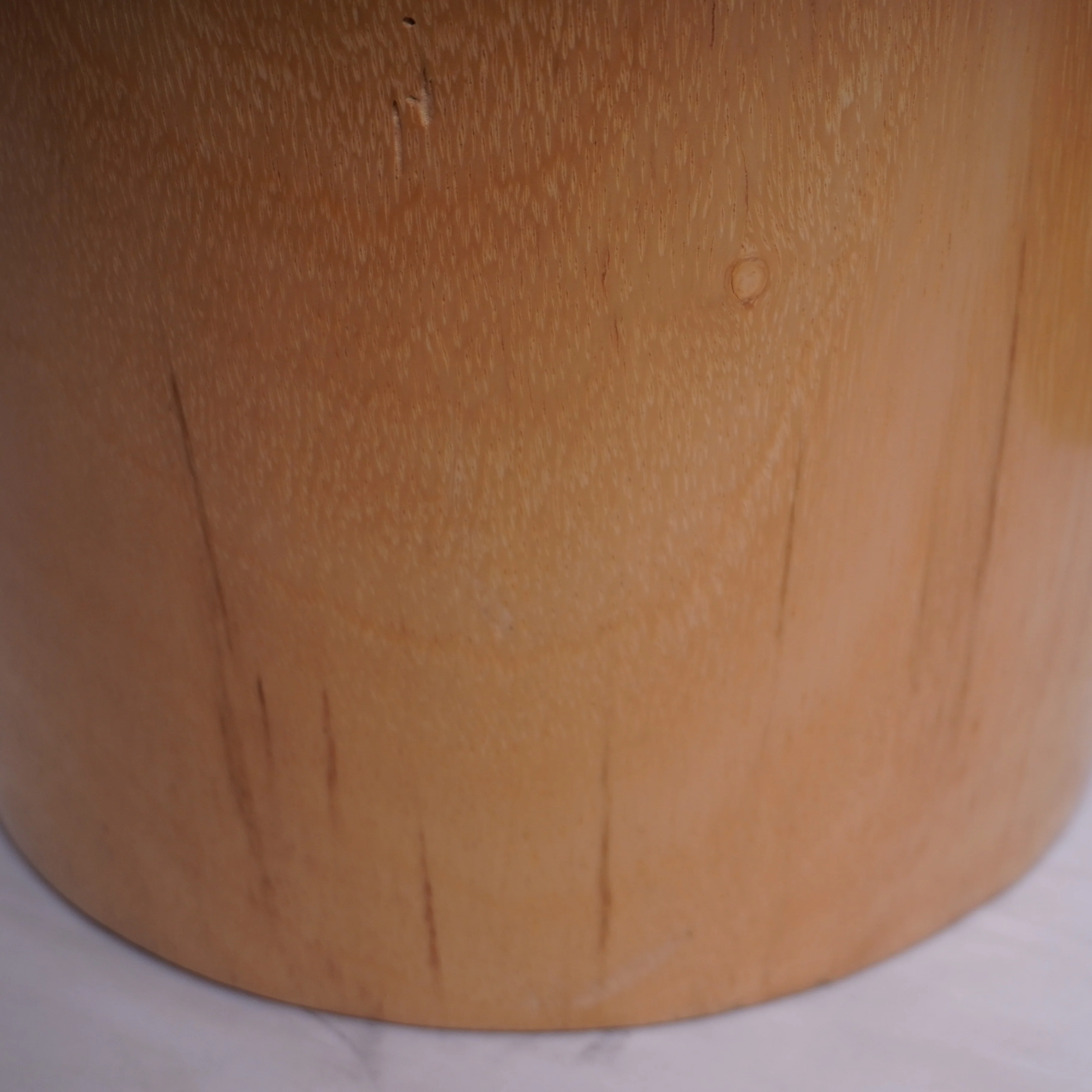 Modern Wood Hand Painted decorative floor vases - Image 3