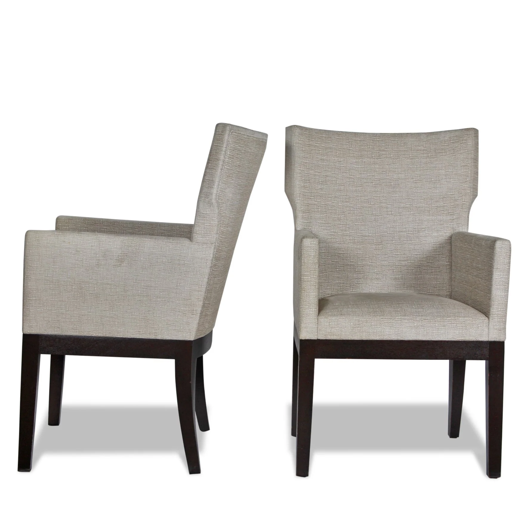 Pair of Christian Liaigre Barbuda Armchairs from Holly Hunt - Image 3