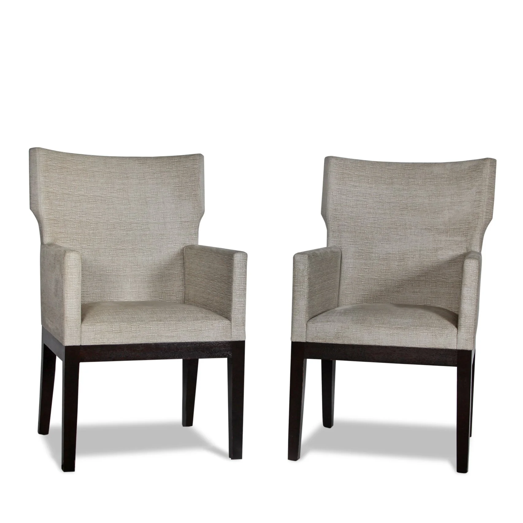 Pair of Christian Liaigre Barbuda Armchairs from Holly Hunt - Image 4