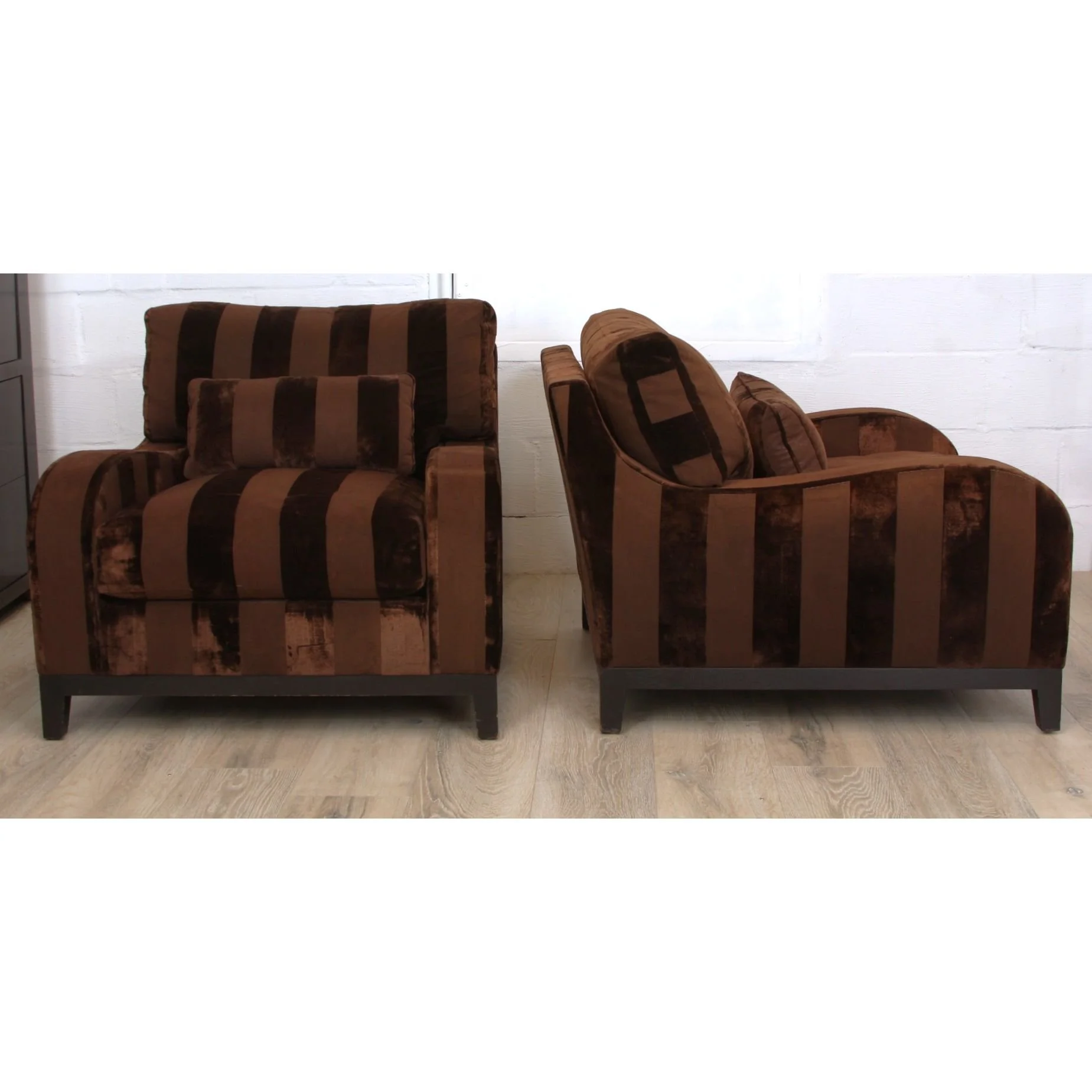Pair of Christian Liaigre Nabab for Holly Hunt Armchairs - Image 9