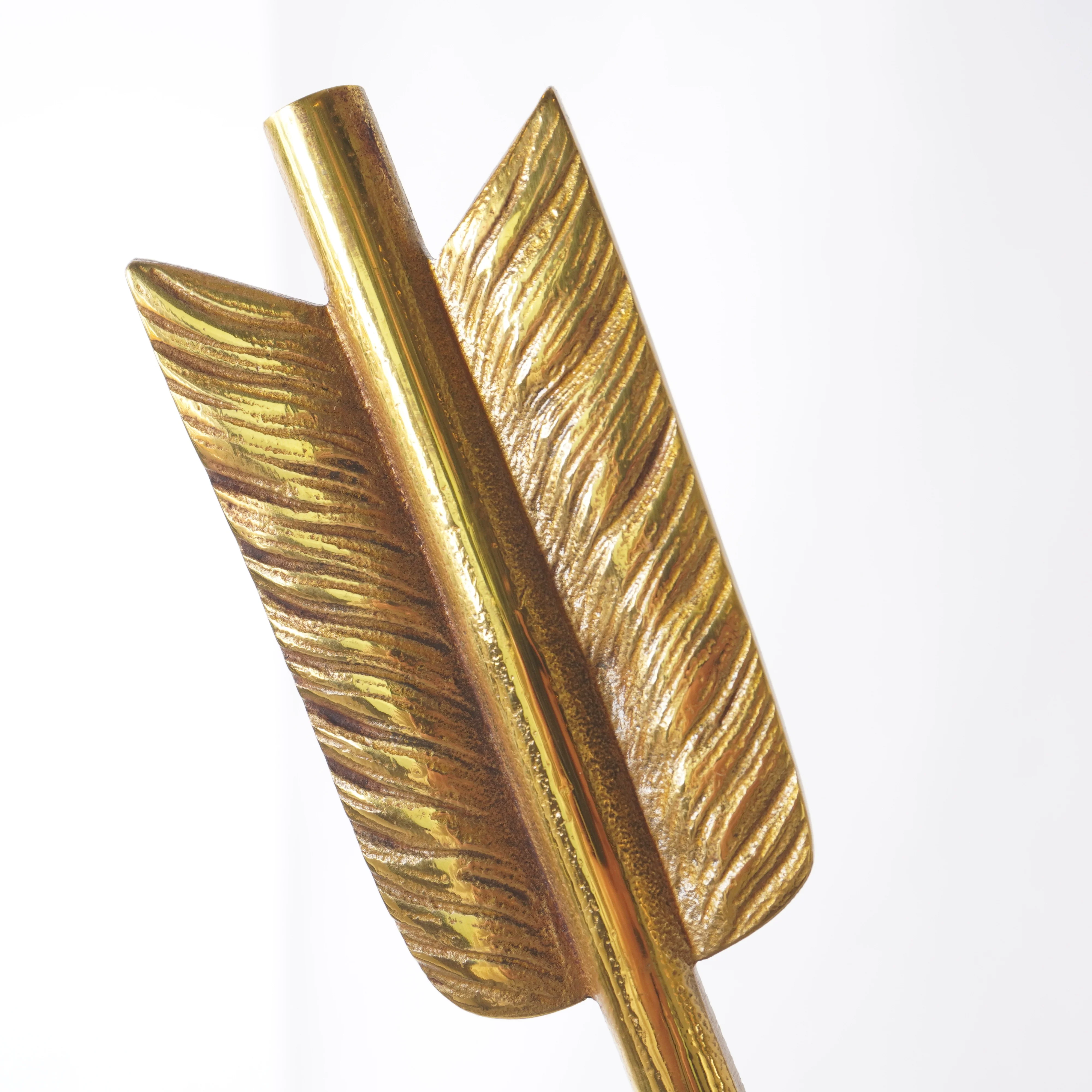 Luminaire D'Art Gilded Empire Style Arrow Sconces, Pair of - Image 5