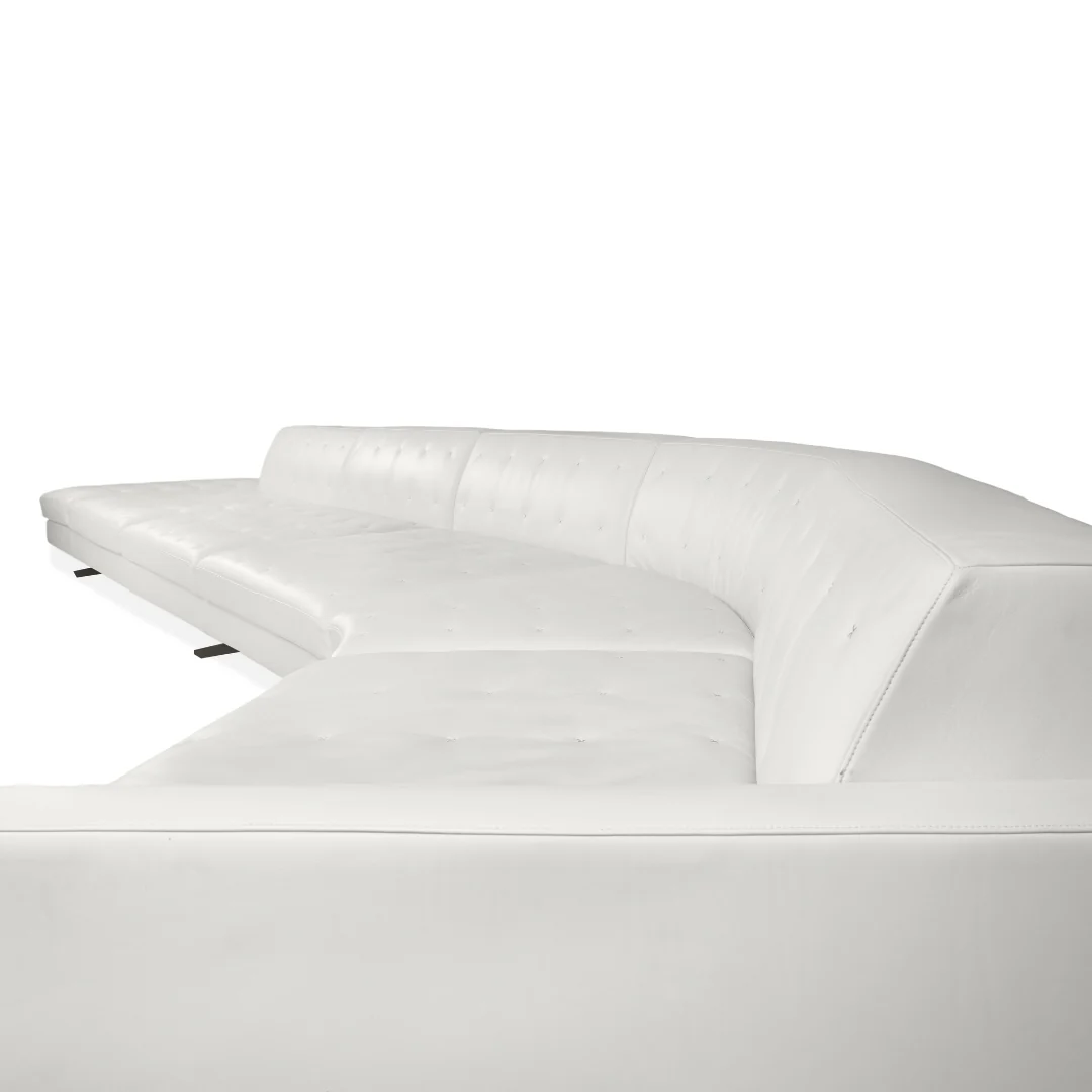 Poltrona Frau Kennedee Sectional Sofa with Ottoman by Jean-Marie Massaud - Image 11