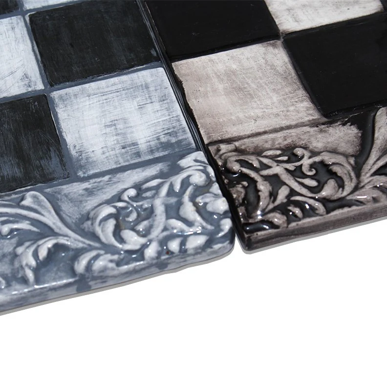 Raku Ceramic Chess Set with Board - Image 4