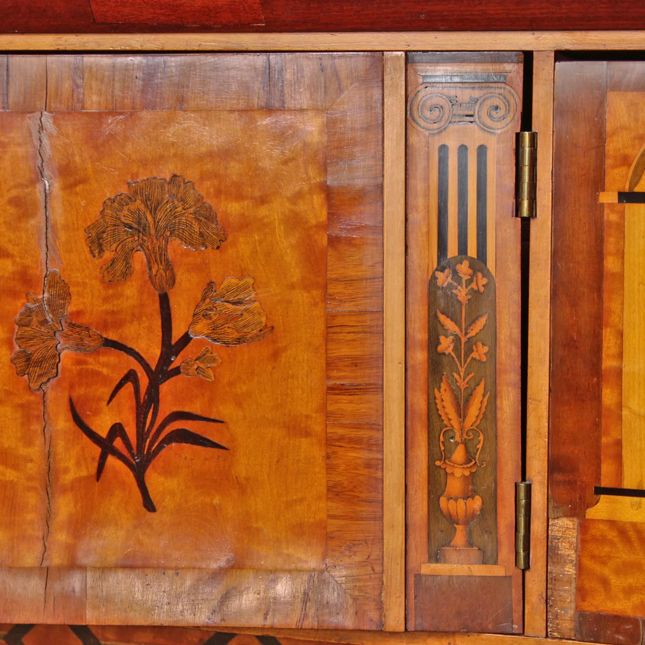 Rare Antique Biedermeier Office-secretary - Image 11