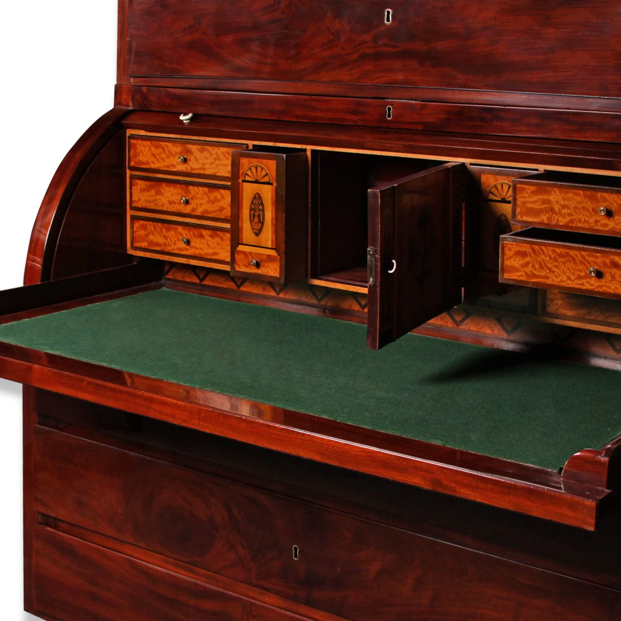 Rare Antique Biedermeier Office-secretary - Image 12
