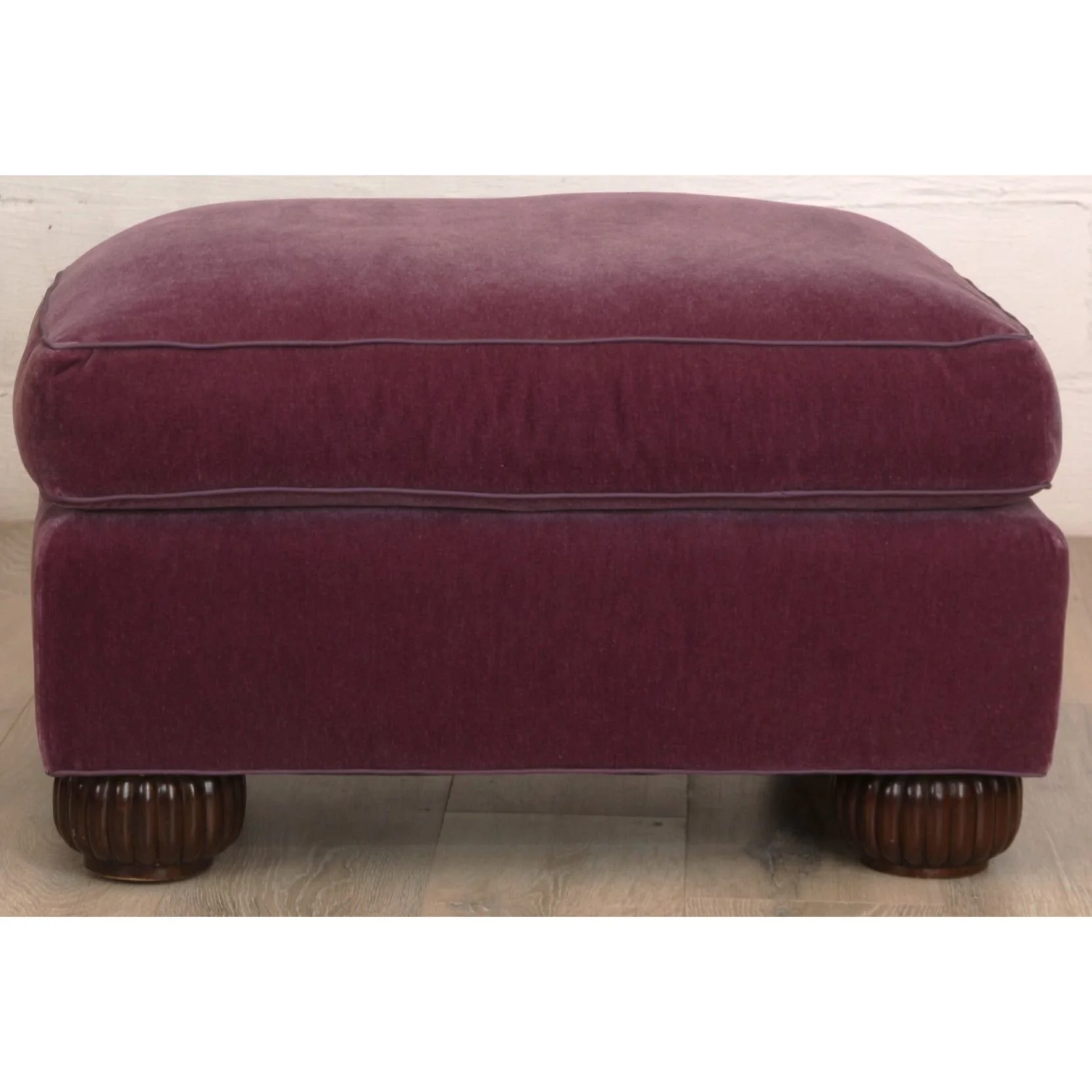 Rose Tarlow Melrose House Ottoman in the style of Émile-Jacques Ruhlmann - Image 4