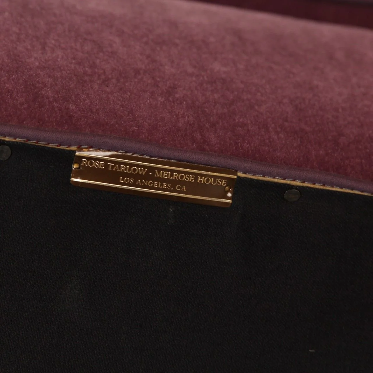 Rose Tarlow Melrose House Ottoman in the style of Émile-Jacques Ruhlmann - Image 7