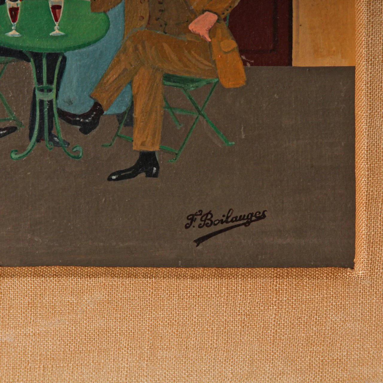 Set of 2 Fernand Boilauges Oil on Canvas Artwork - Image 7