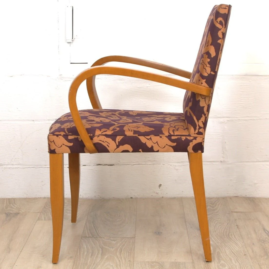 Set of 3 Dakota Jackson PFM MCM Upholstered Club Chairs or Dining Armchairs - Image 3