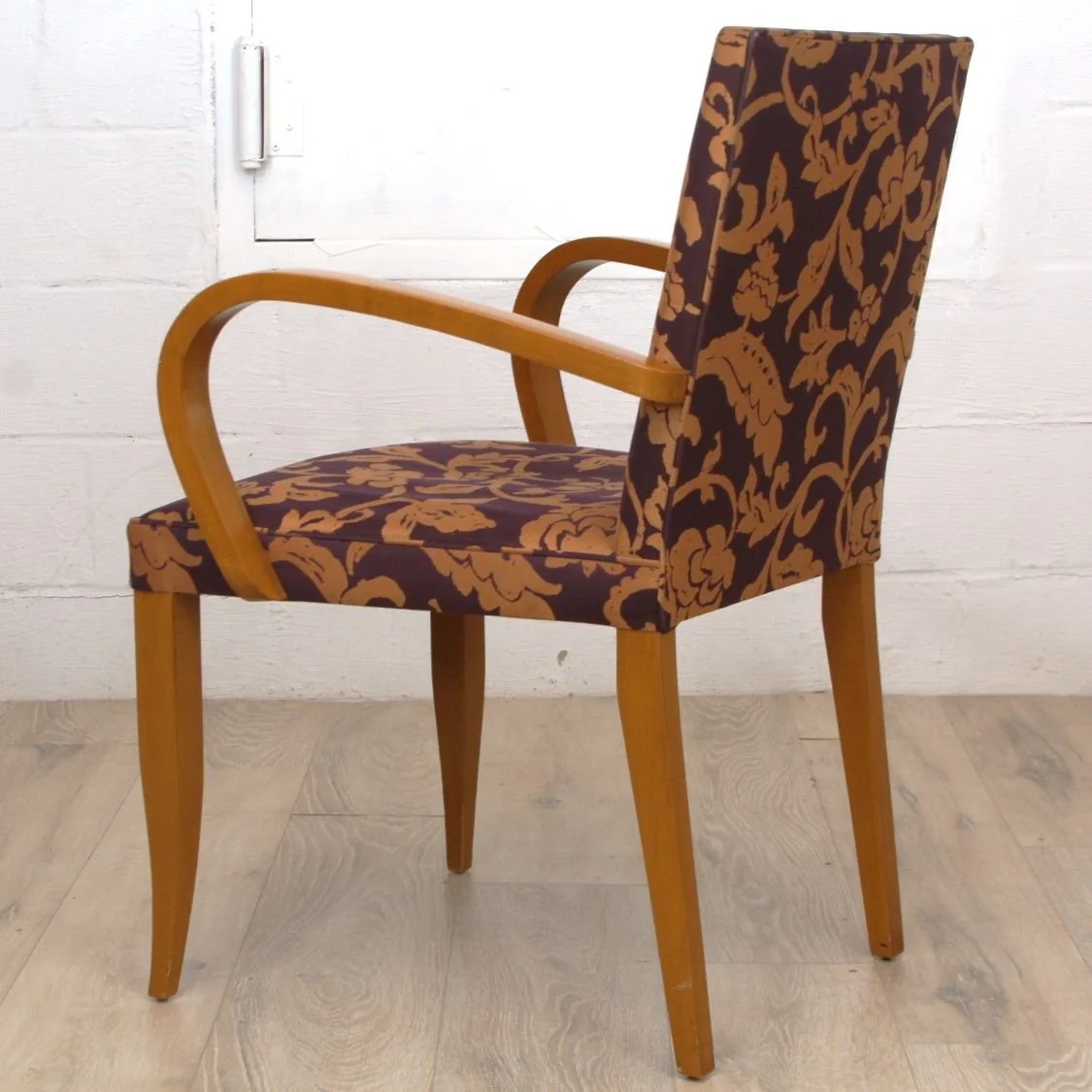 Set of 3 Dakota Jackson PFM MCM Upholstered Club Chairs or Dining Armchairs - Image 4