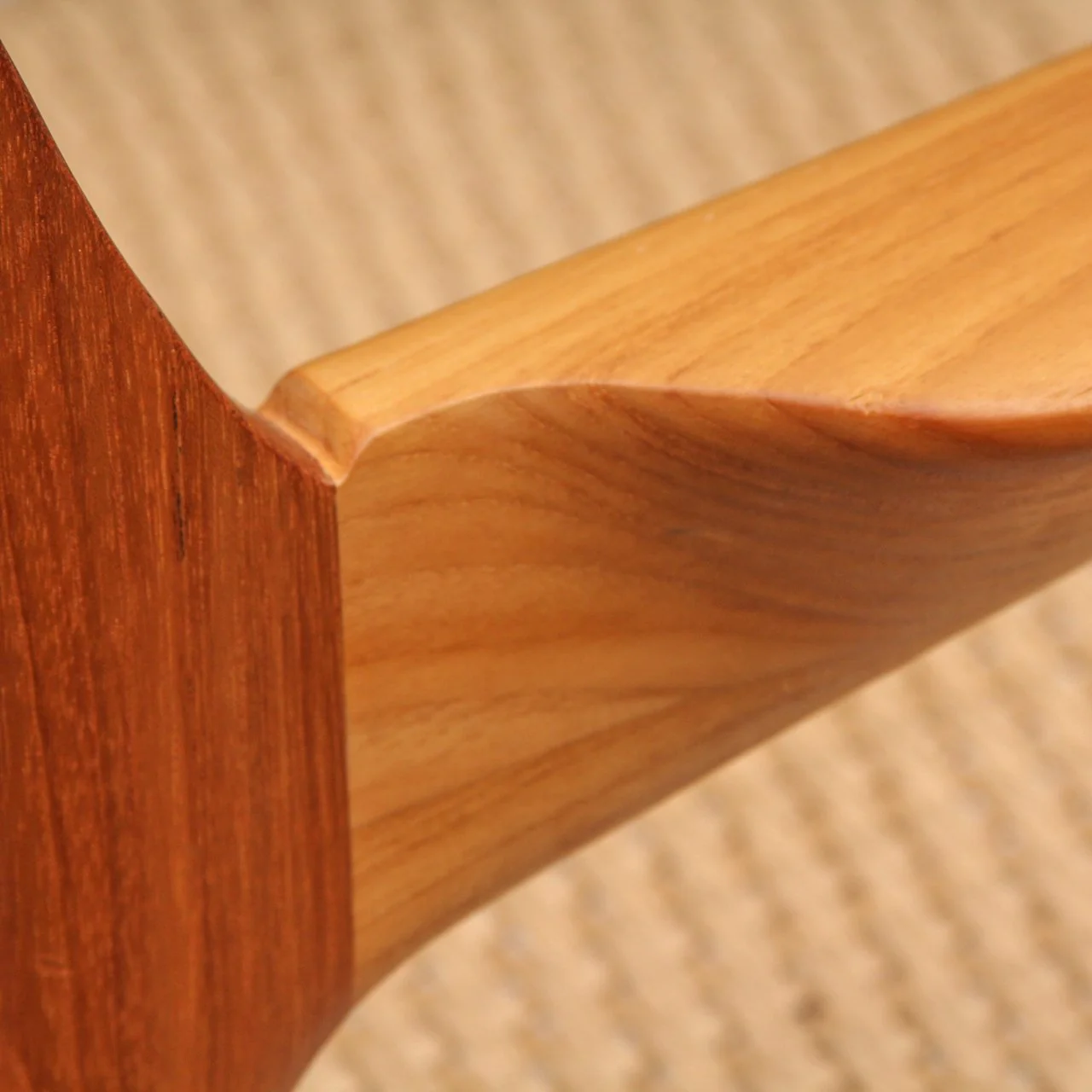 Set of 4 Møller Model 55 Teak and Papercord Armchairs - Image 9