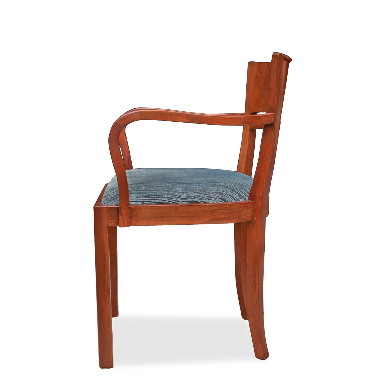 Set of 8 Antique Austrian Biedermeier Dining Chairs C1930s - Image 4