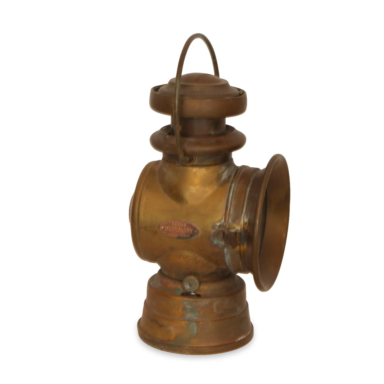 Set of Antique Bleriot & Lucas Burbury Oil Illuminated Side Lamp - Image 4