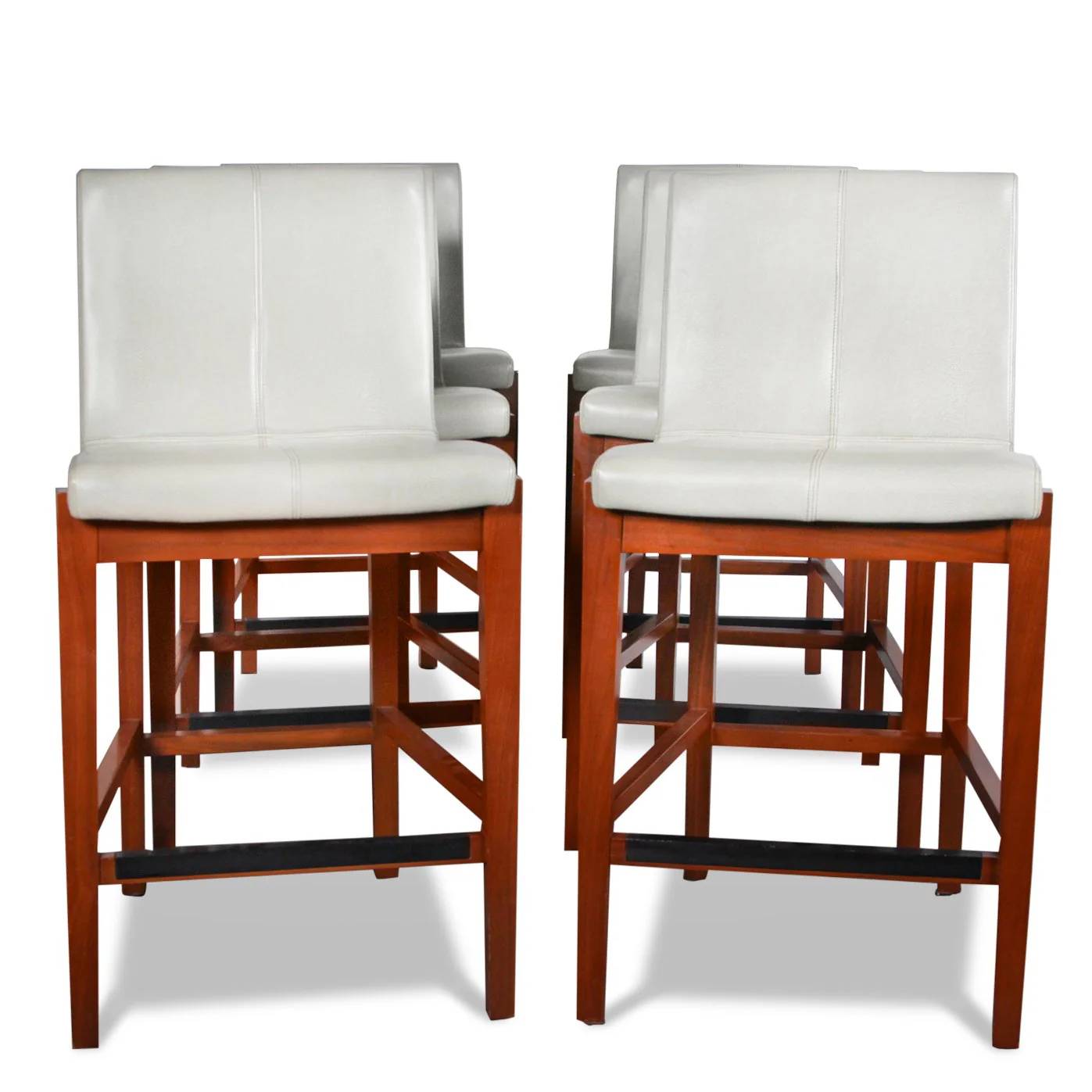 Set of Six Holly Hunt Siren Counter Stools - Image 5