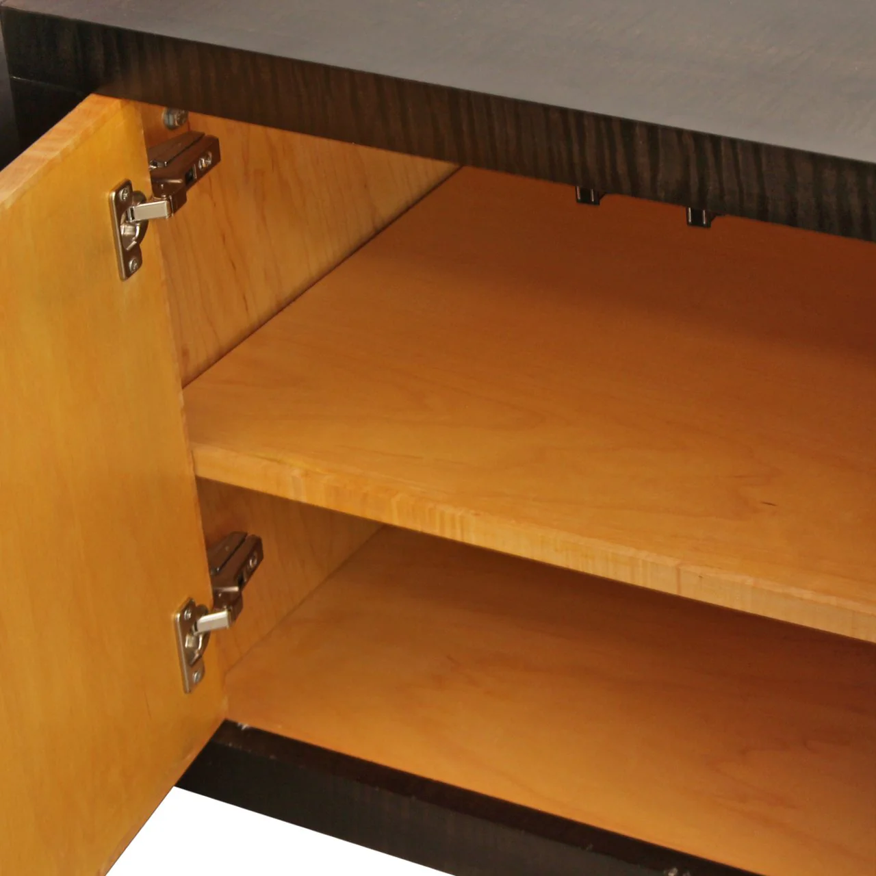 Steve Hardy Custom Curly Maple and Anodized Aluminum Media Center - Image 5