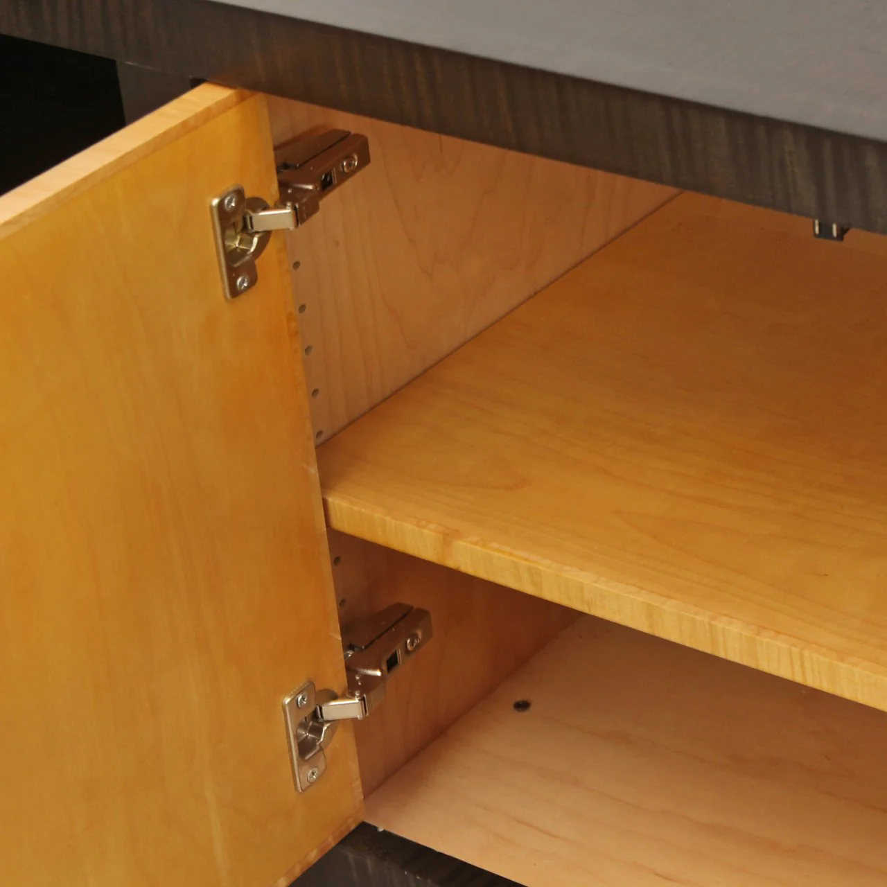 Steve Hardy Custom Curly Maple and Anodized Aluminum Media Center - Image 6