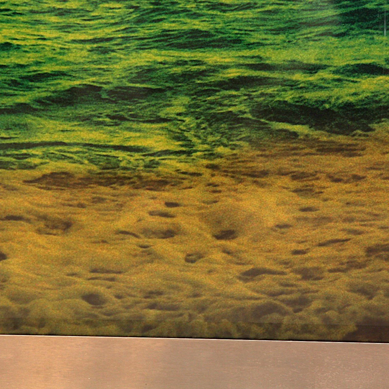 Sunset Beach Photograph in Brushed Metal Frame - Image 3