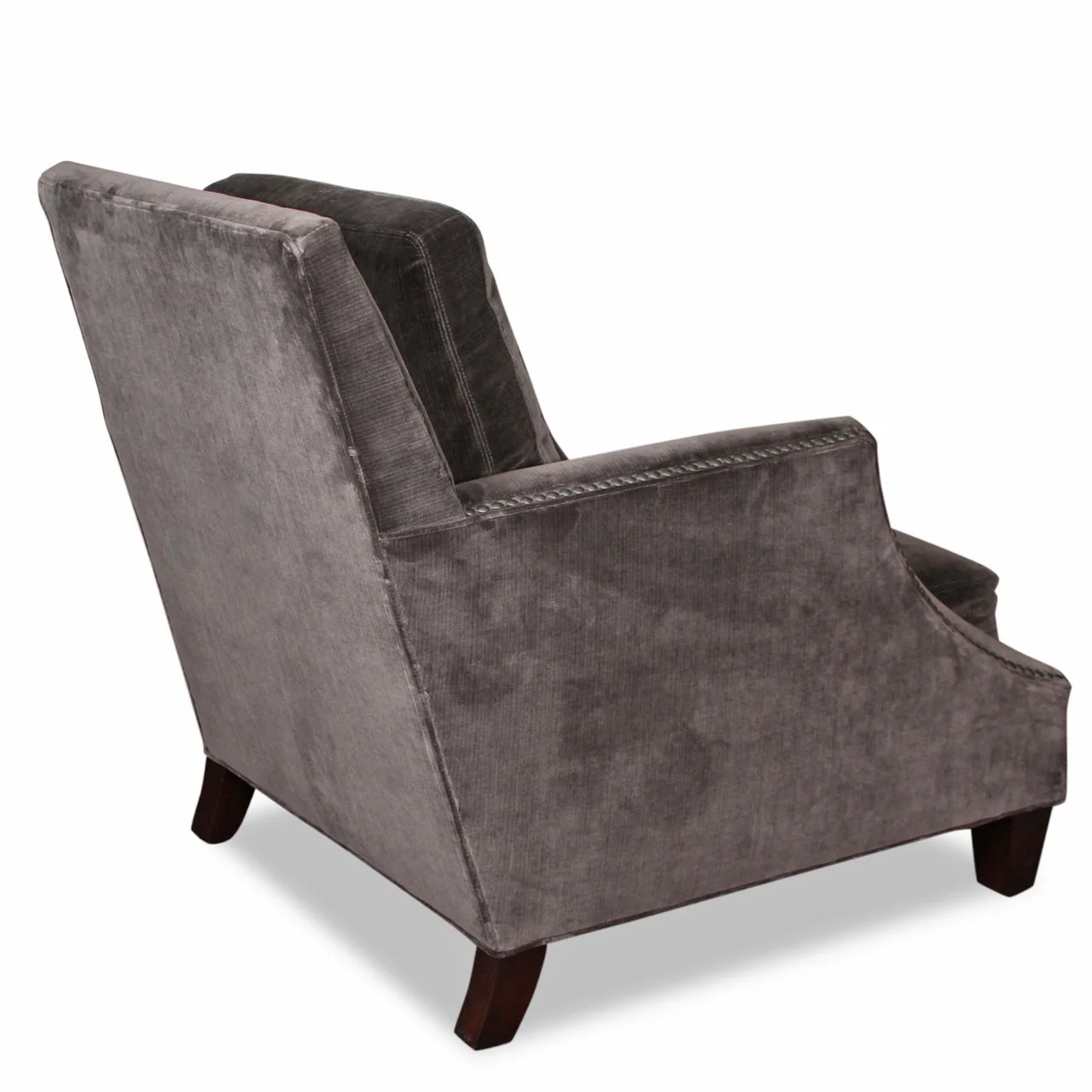 Transitional Armchair with Nailheads for American Home - Image 4