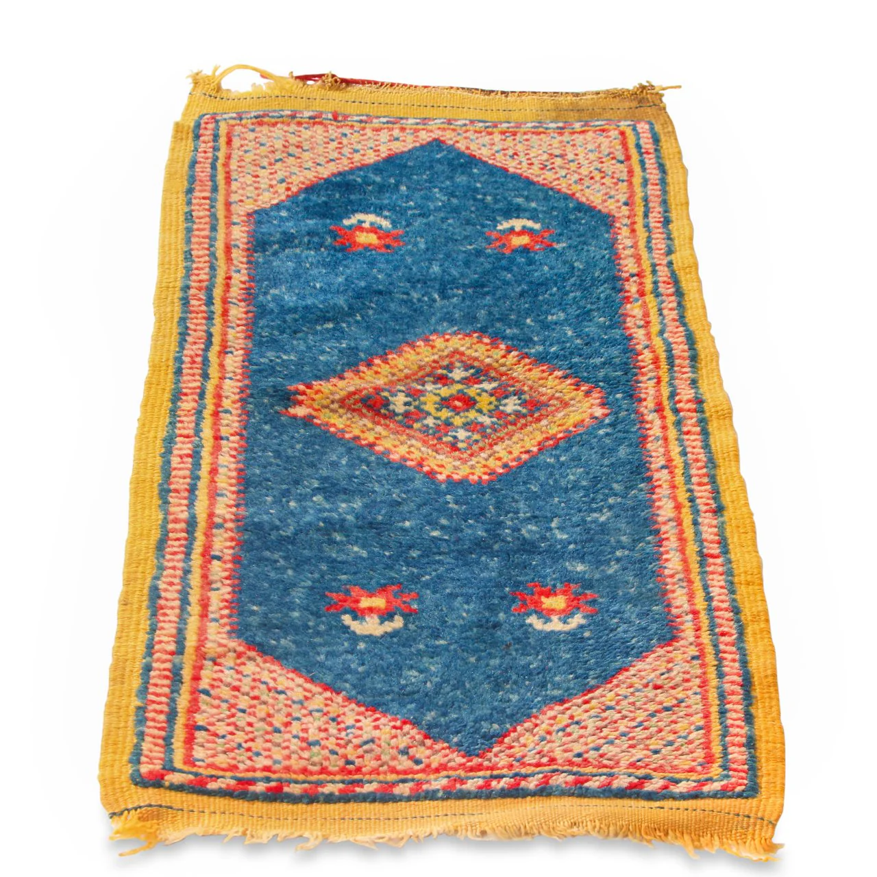 Vintage Ait Ouaouzguite Moroccan Carpet (1 ft 9 in x 3 ft 5 in) - Image 3